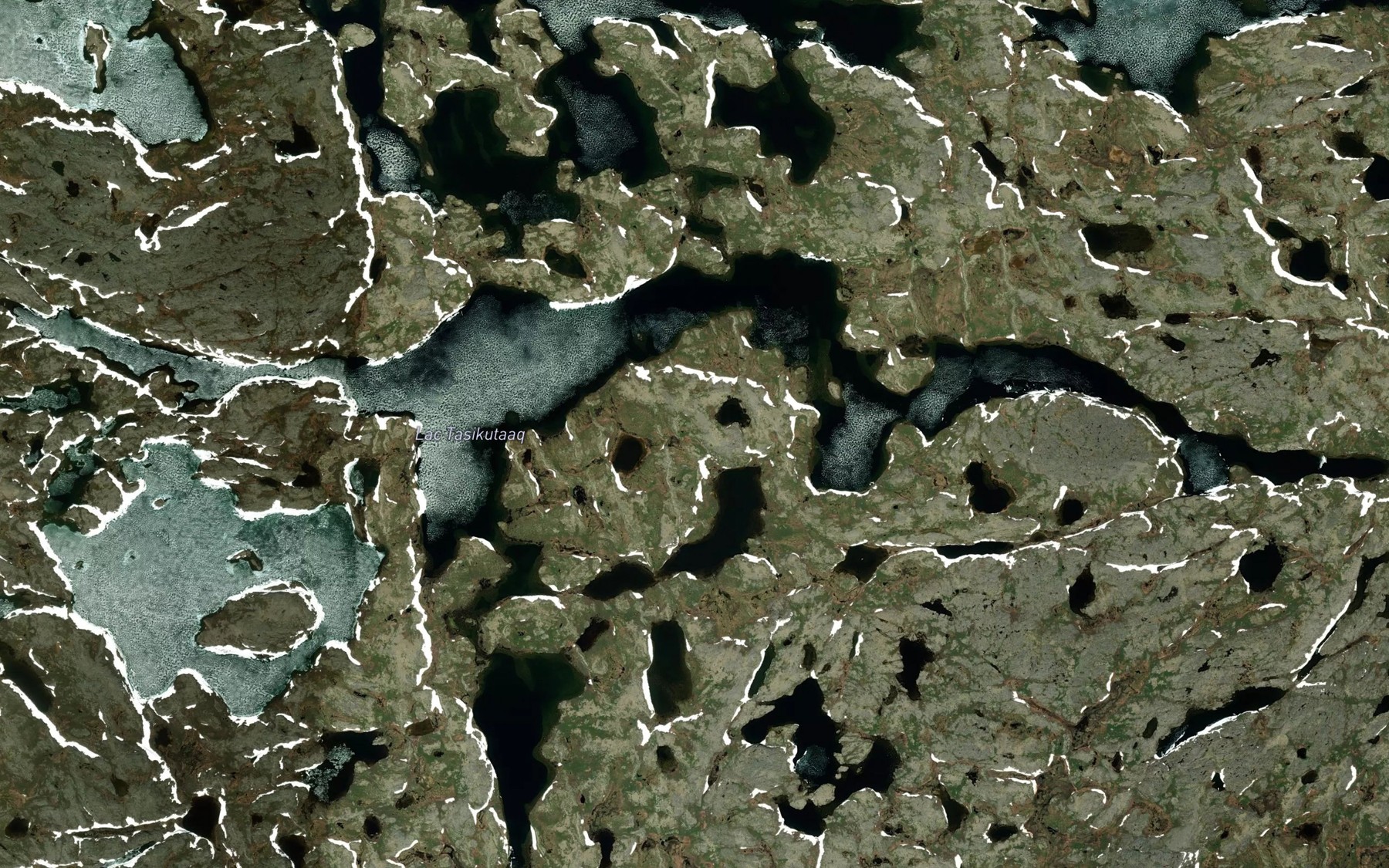 Satellite map of the Lac Tasikutaaq