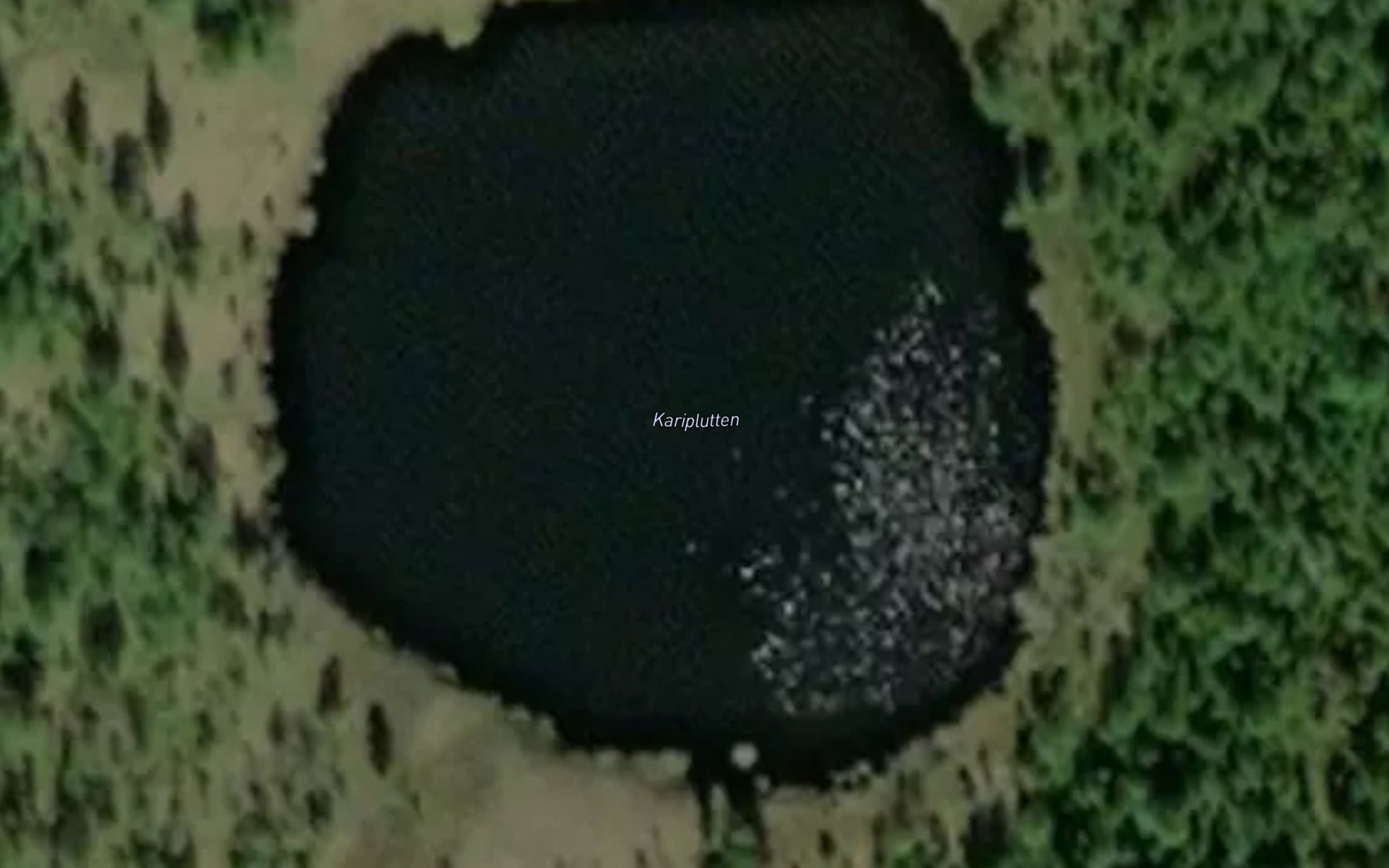 Satellite map of the Kariplutten