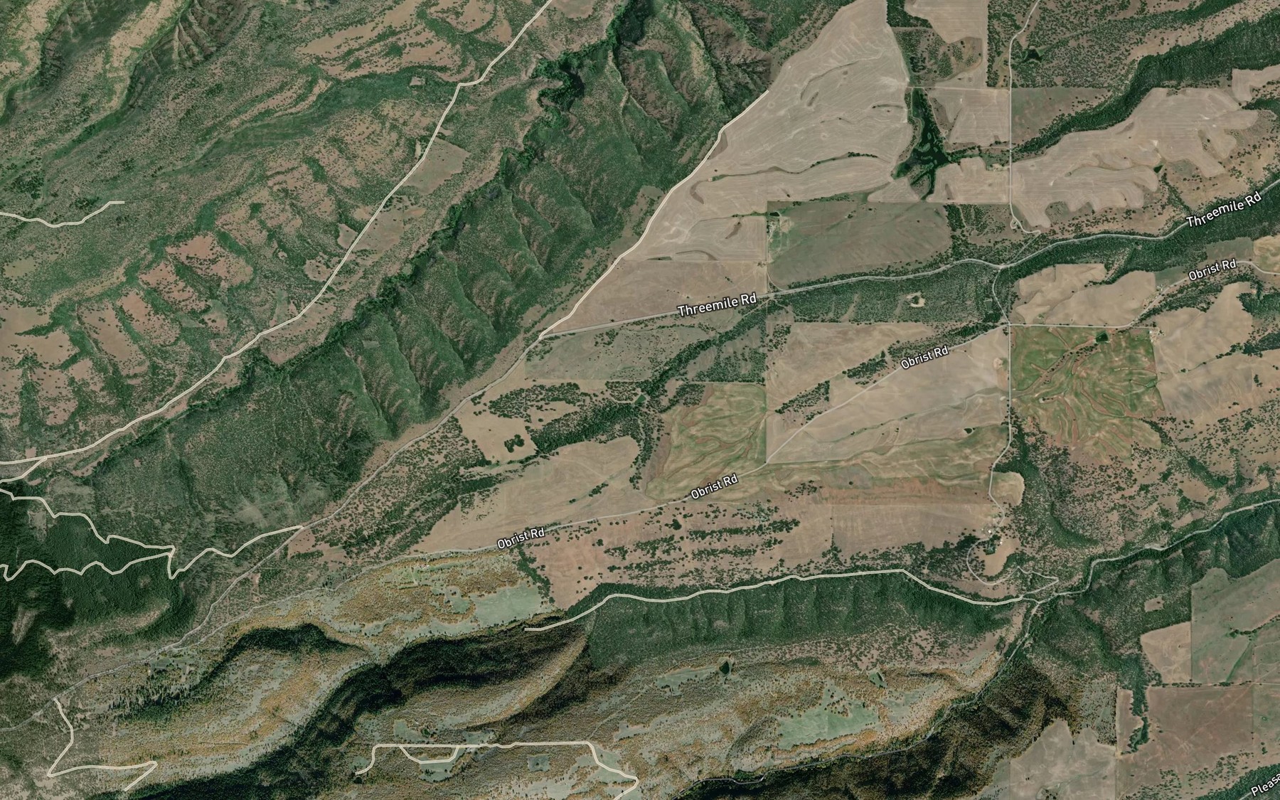 Satellite map of the Liechti Pond Number Two