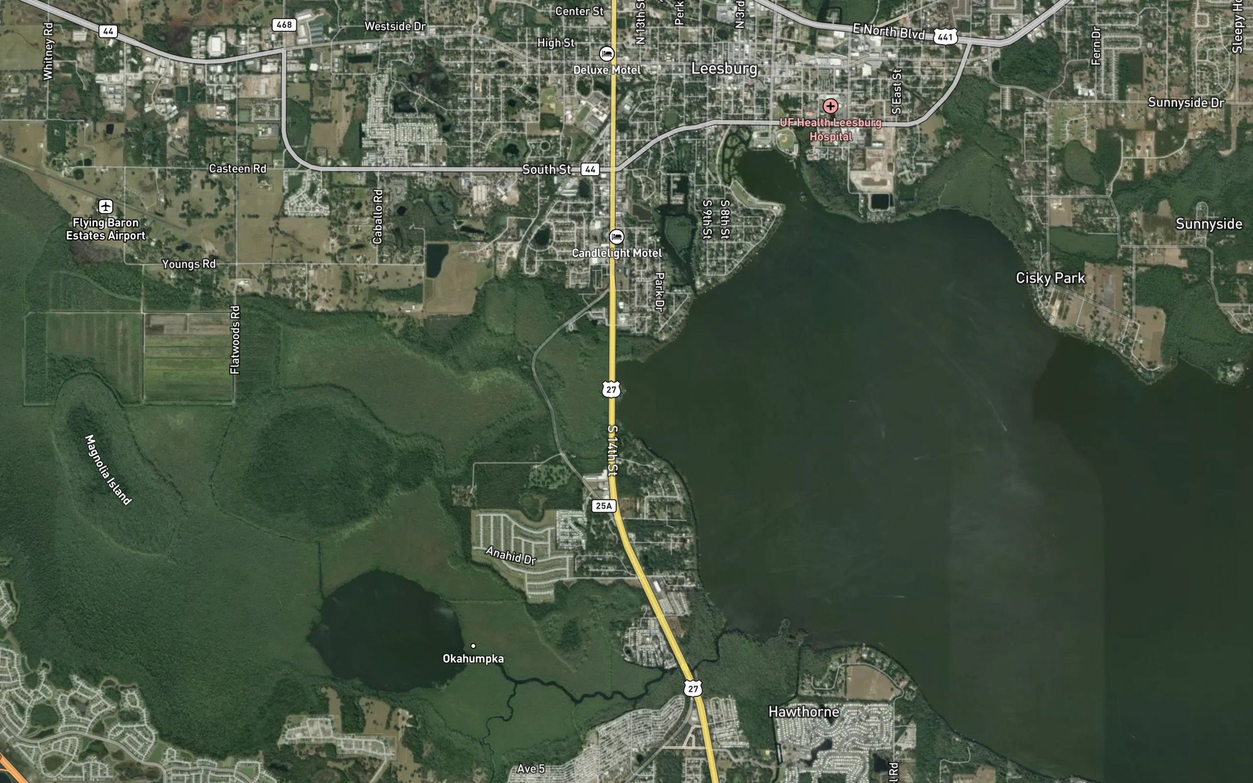 Satellite map of the Spot 7