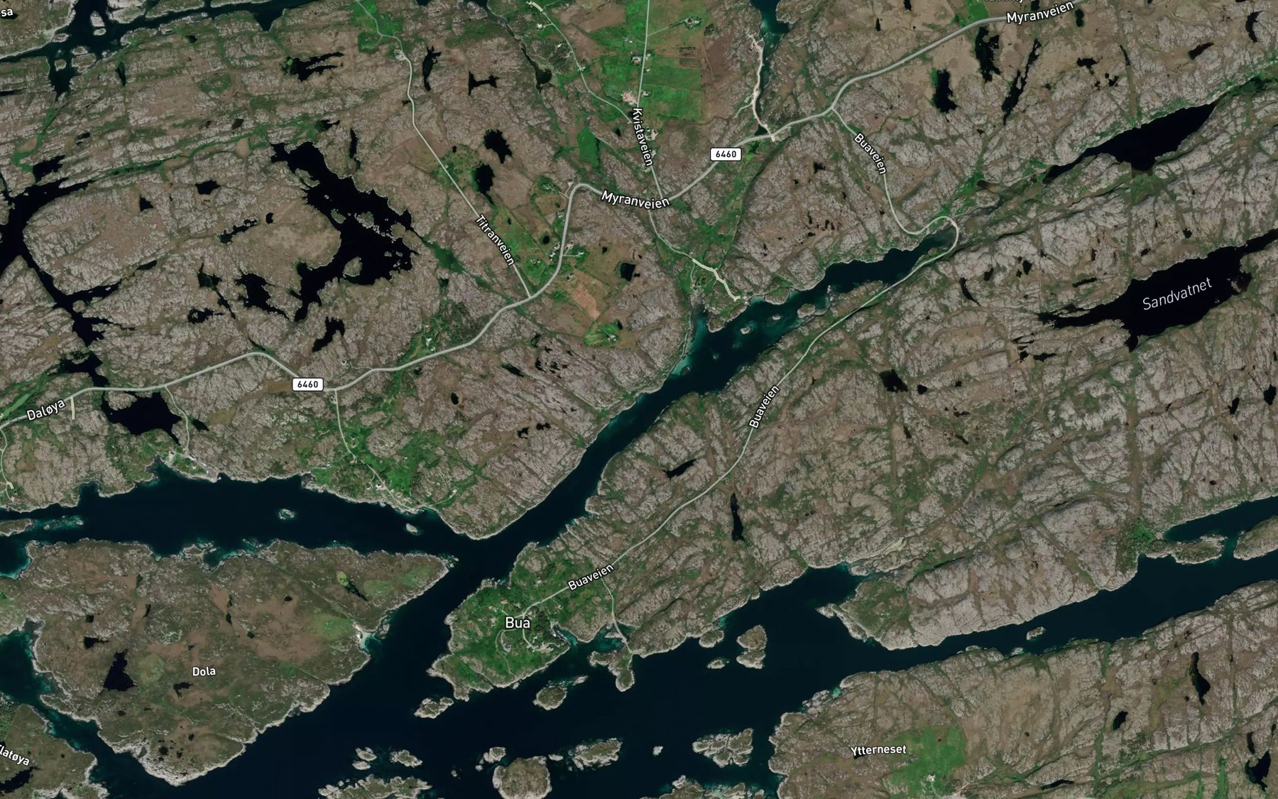 Satellite map of the Rambergsvika