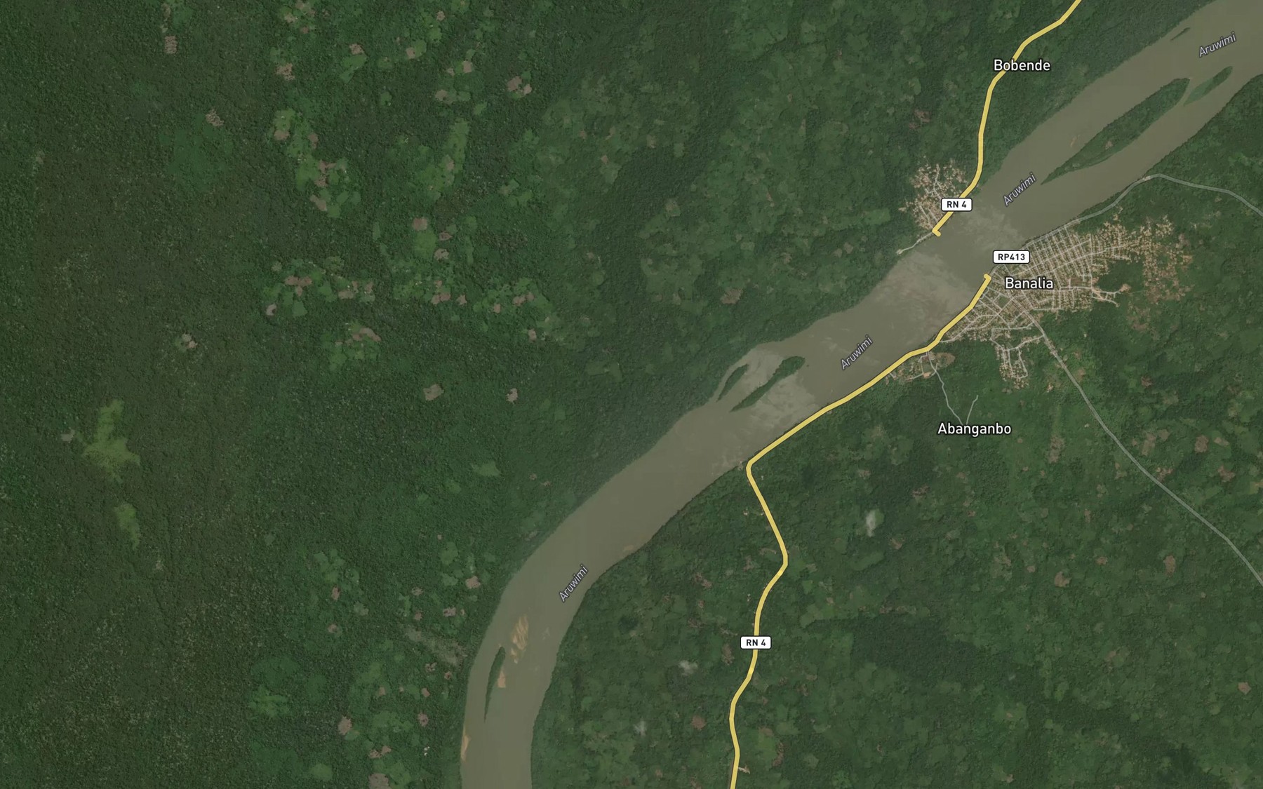 Satellite map of the Agbukpo