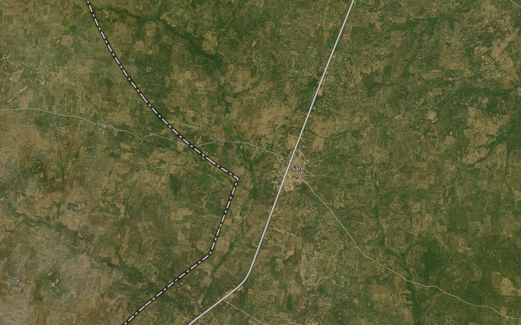 Satellite map of the River Shaigbaraku