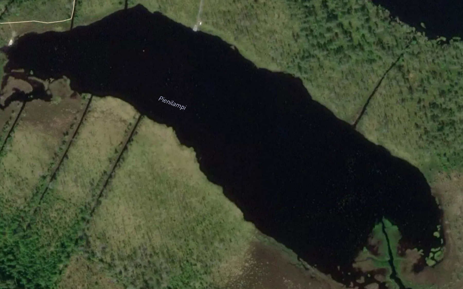 Satellite map of the Pienilampi