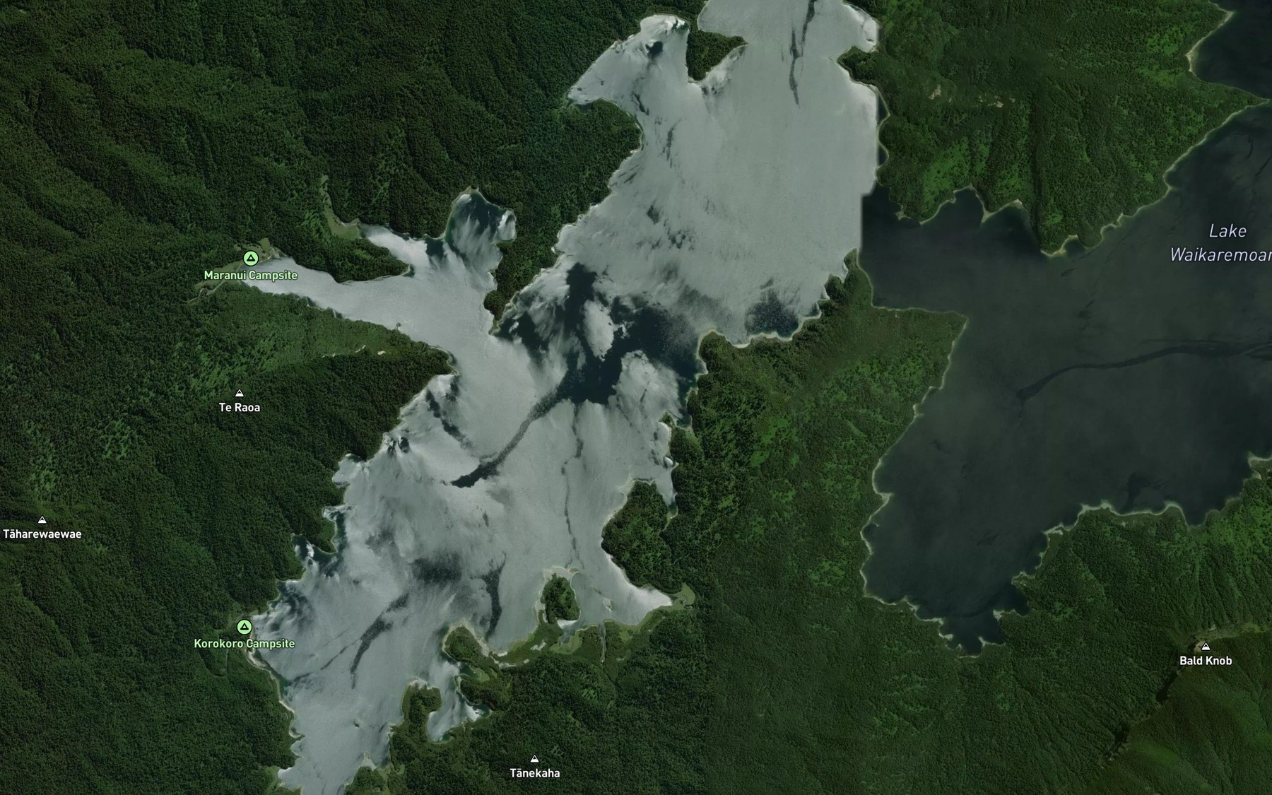 Satellite map of the Korotipa Bay
