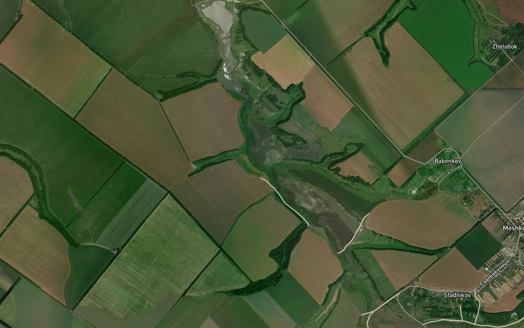 Satellite map of the Balka Dolgina