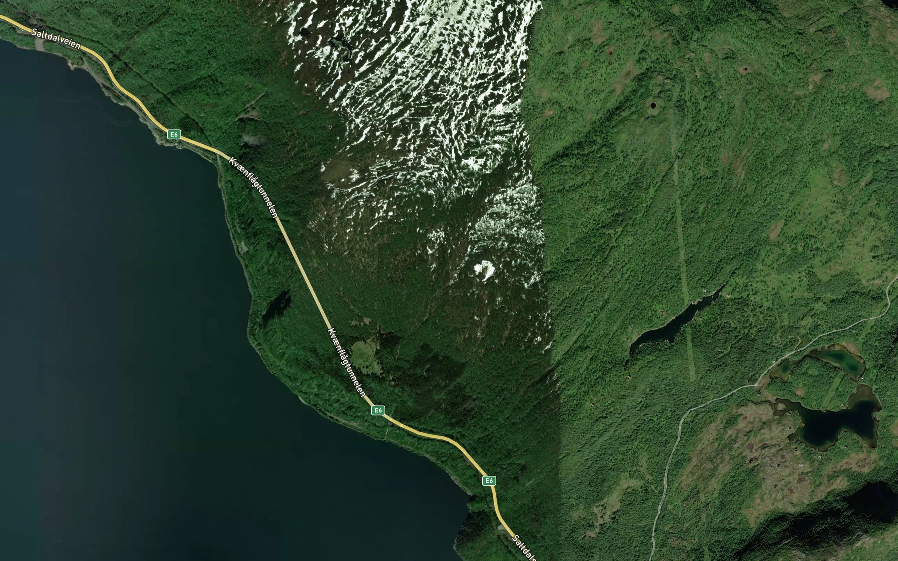 Satellite map of the Varglielva