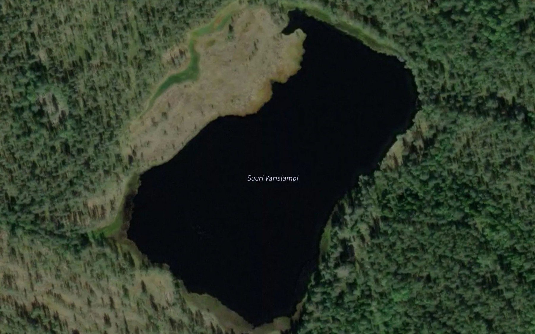 Satellite map of the Suuri Varislampi