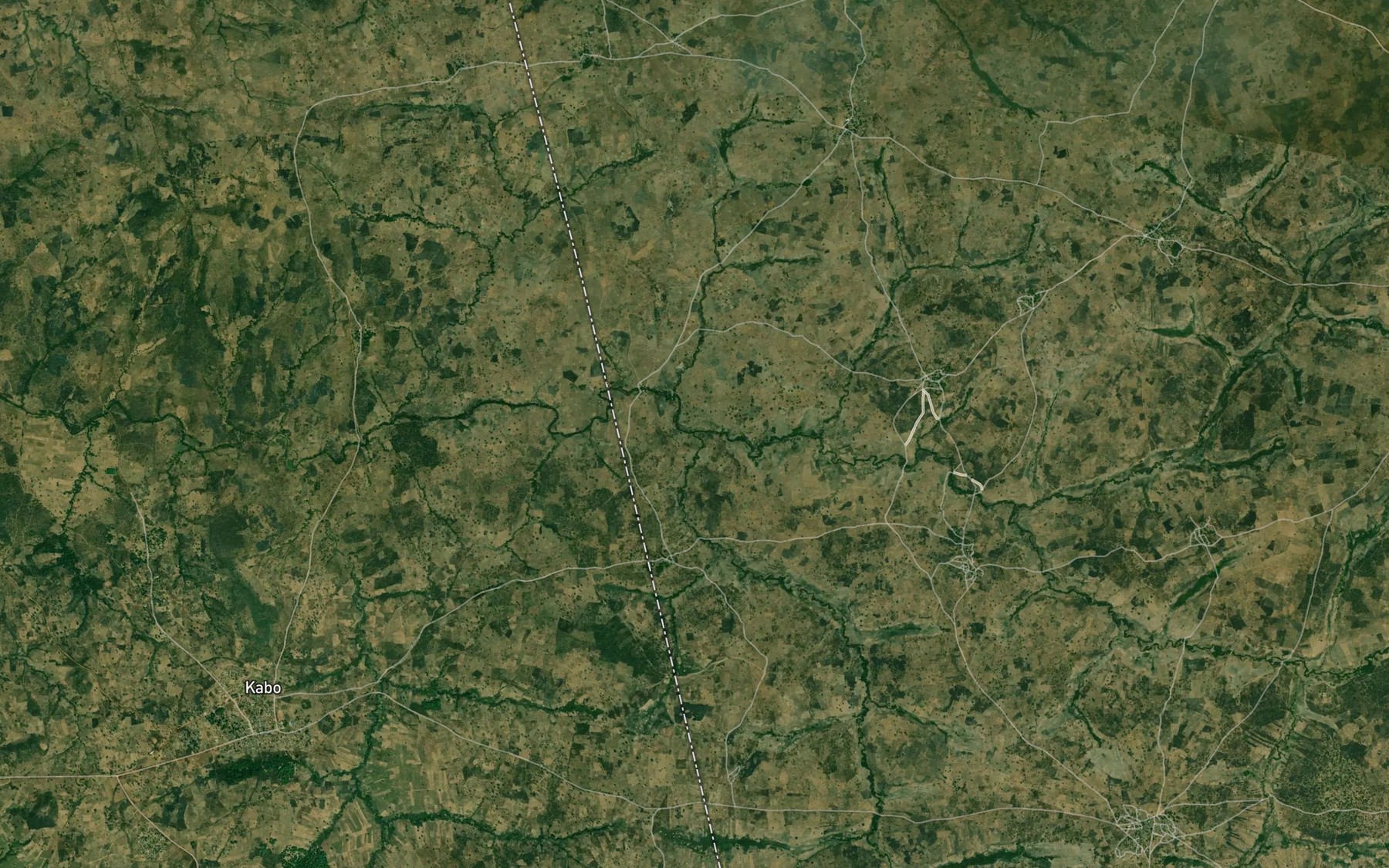 Satellite map of the River Nabuhi