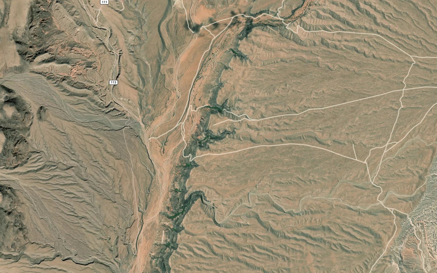 Satellite map of the Buckhorn Spring