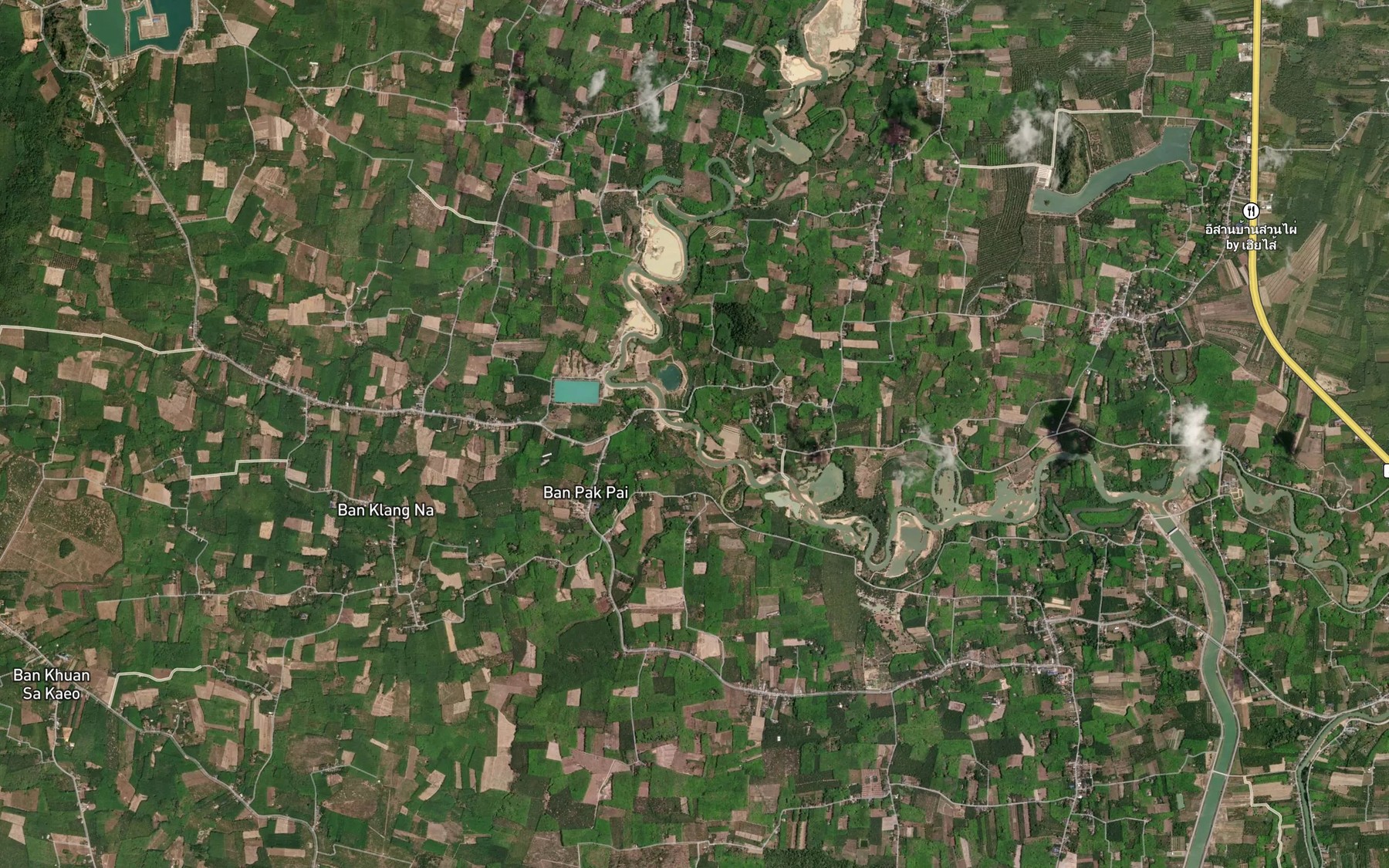 Satellite map of the Khlong Phai