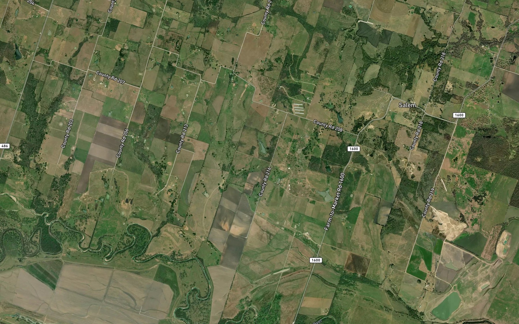 Satellite map of the Hlavacek Lake