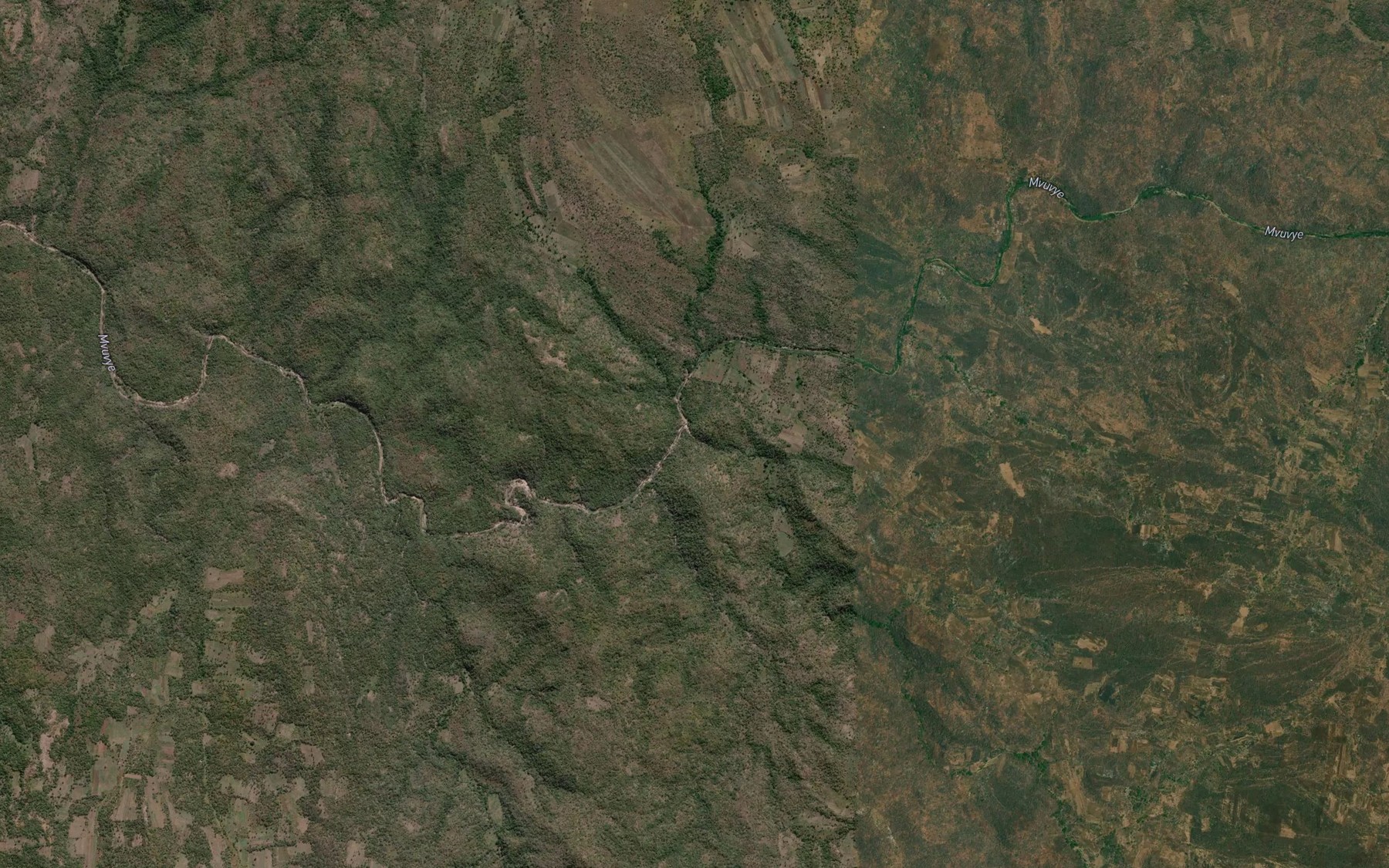 Satellite map of the Kaluka