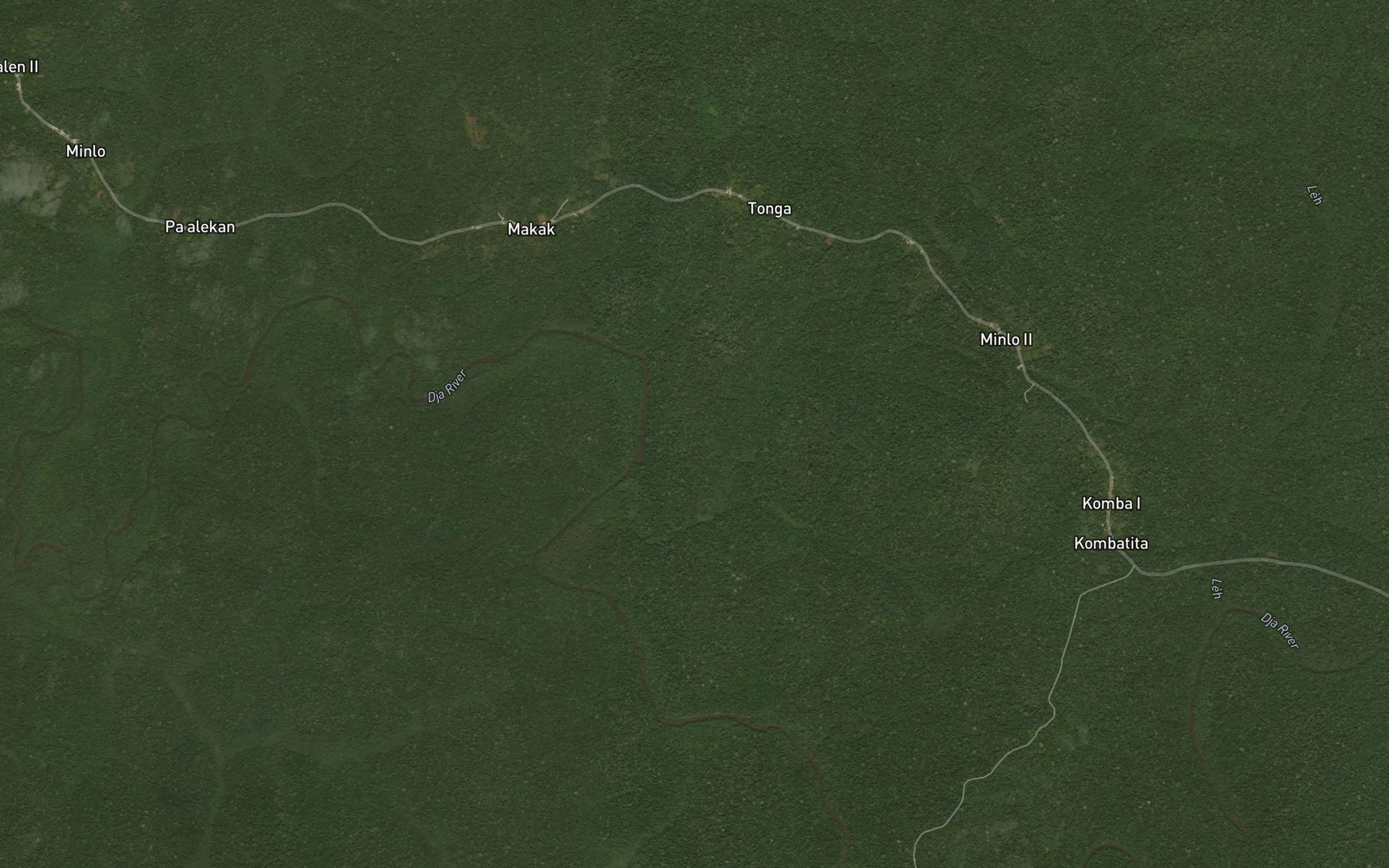 Satellite map of the Saala