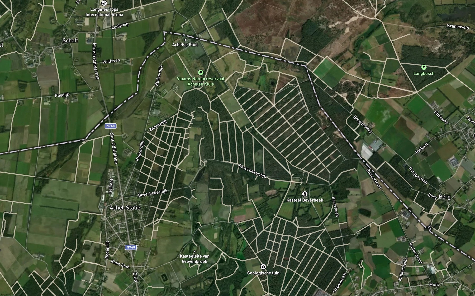 Satellite map of the Beverbeekloop
