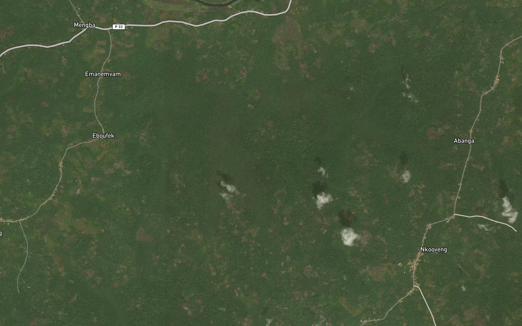 Satellite map of the Mombo