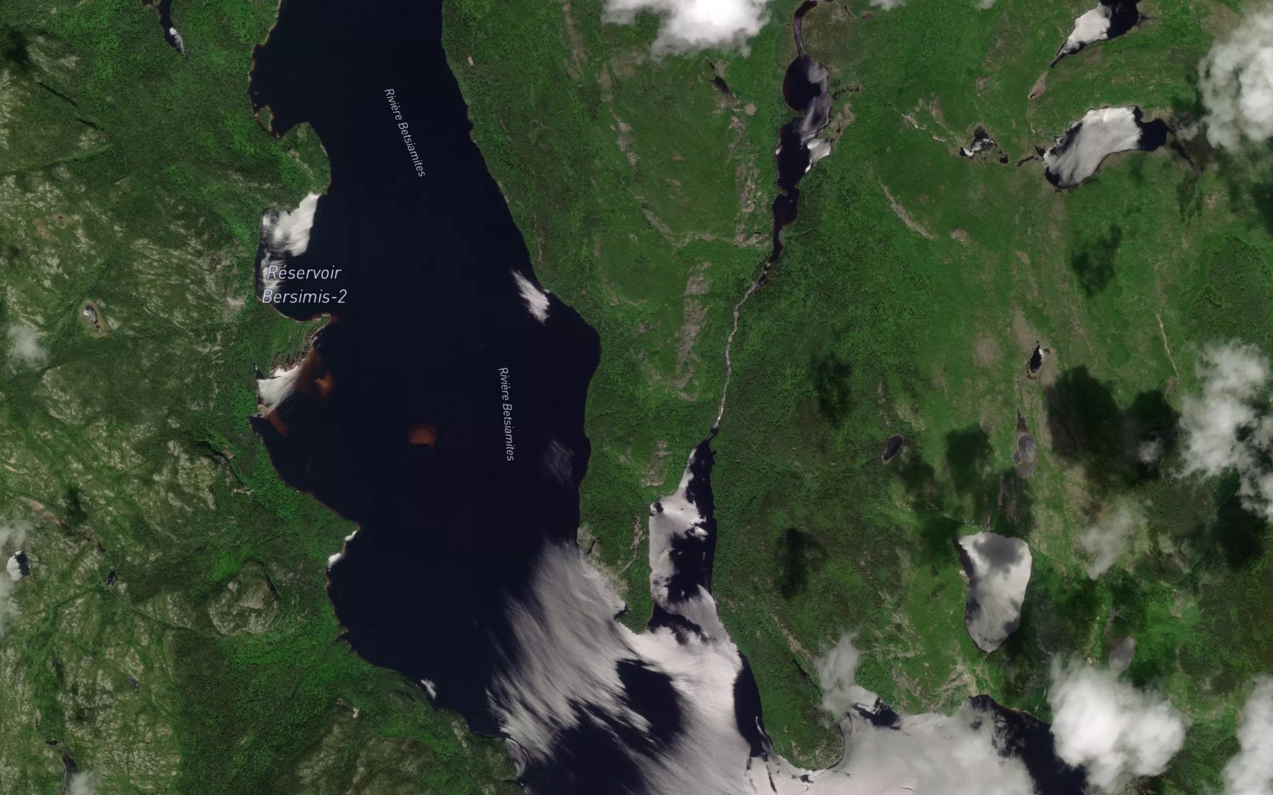 Satellite map of the Riviere Fregate