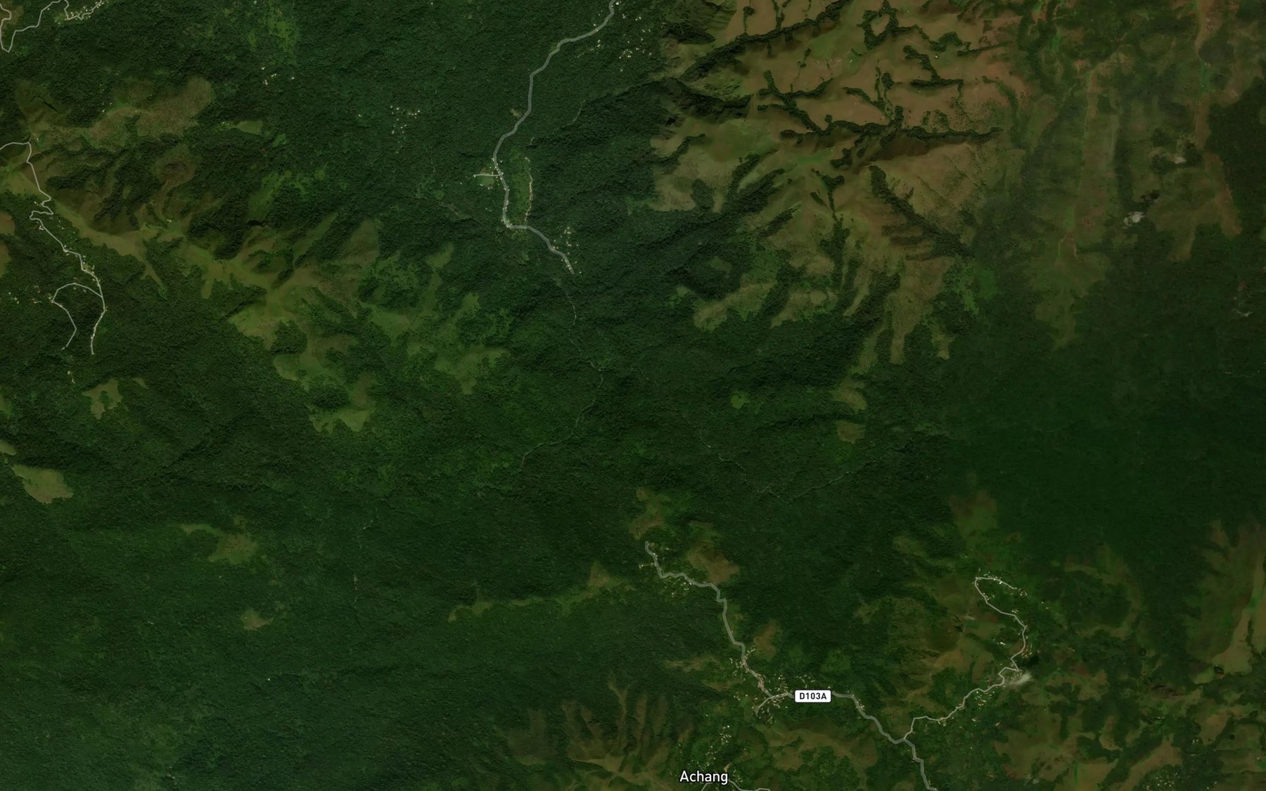 Satellite map of the Ango