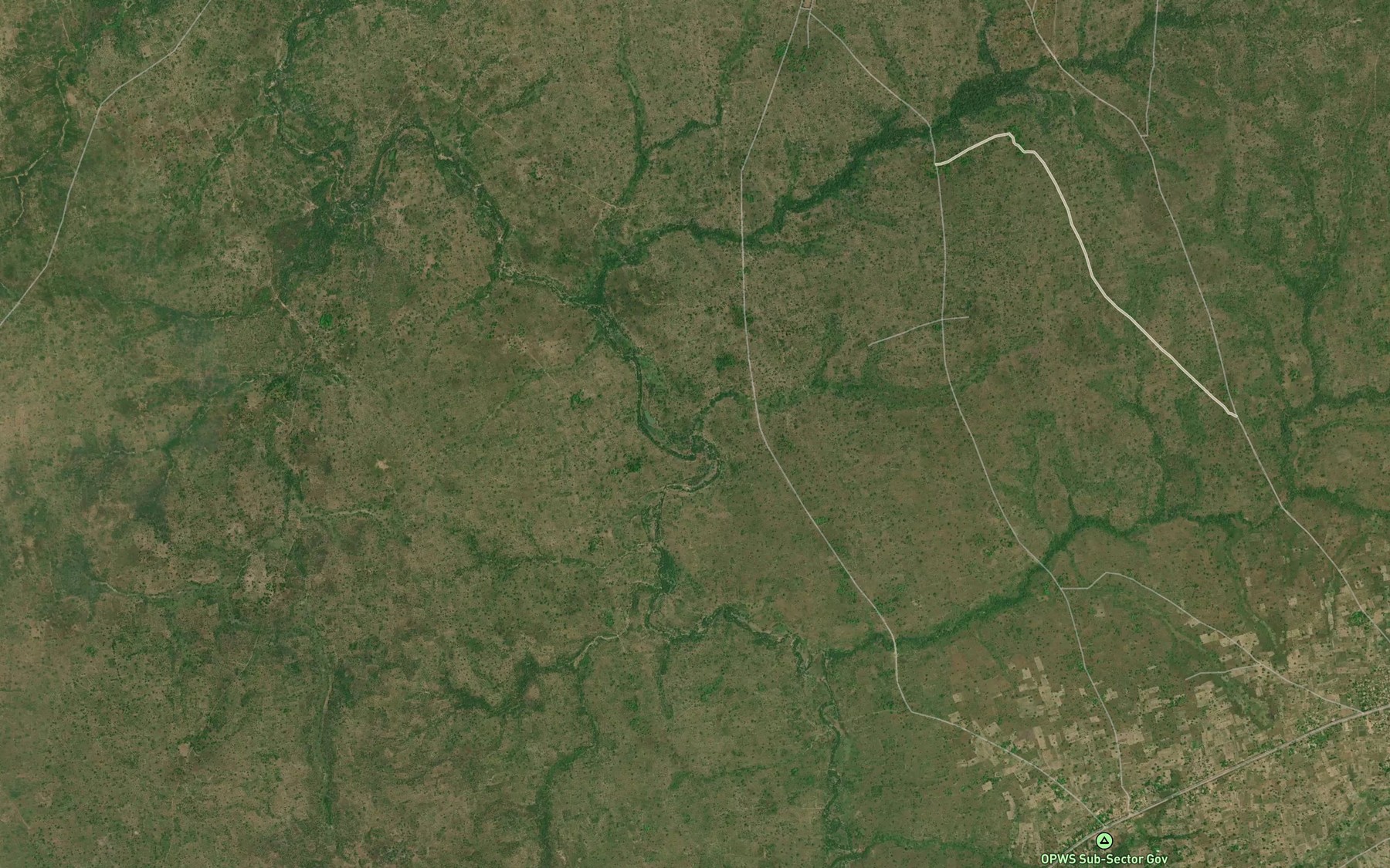 Satellite map of the River An-Uagh