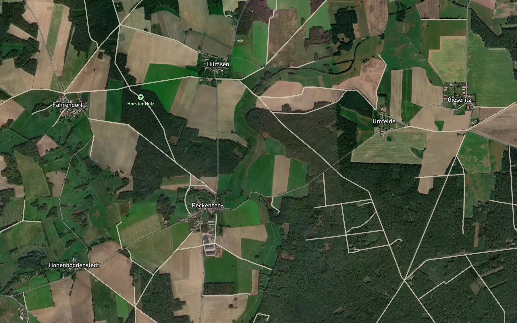 Satellite map of the Molmker Bach