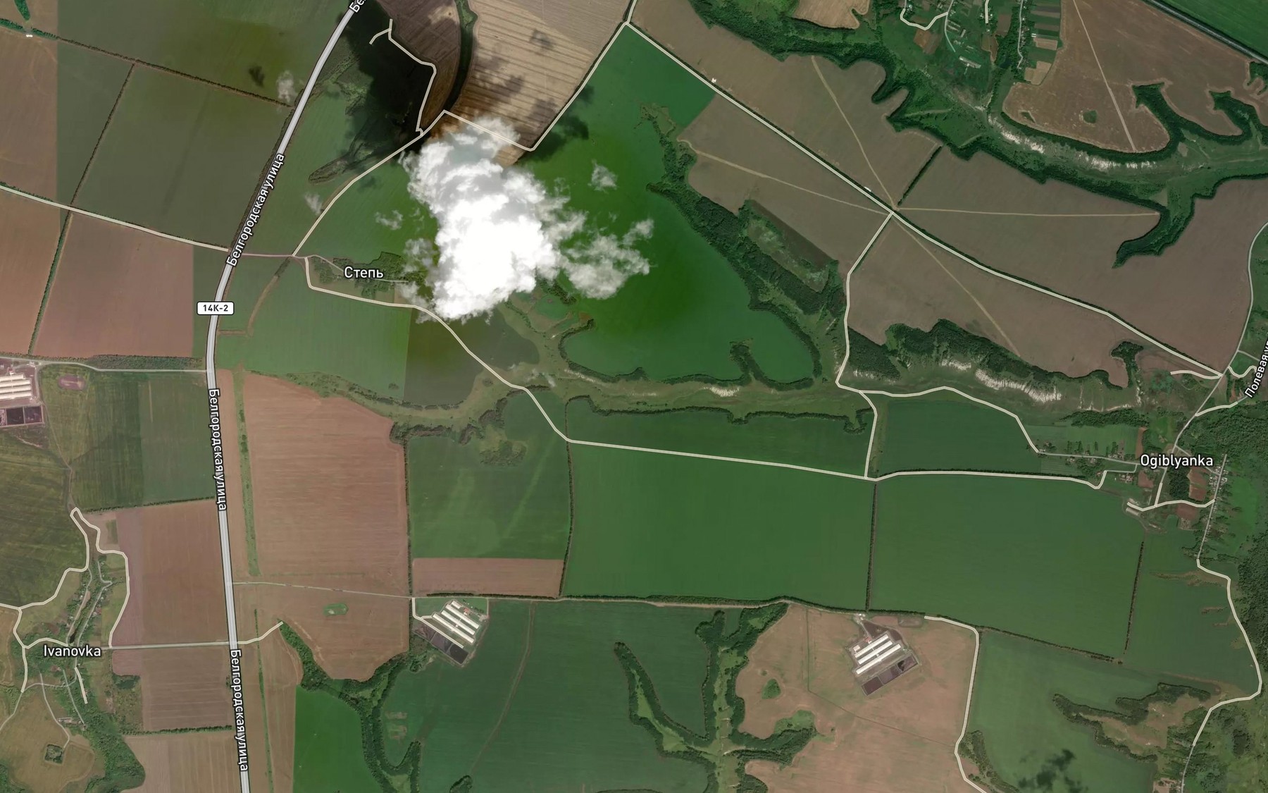 Satellite map of the Balka Strel'chataya