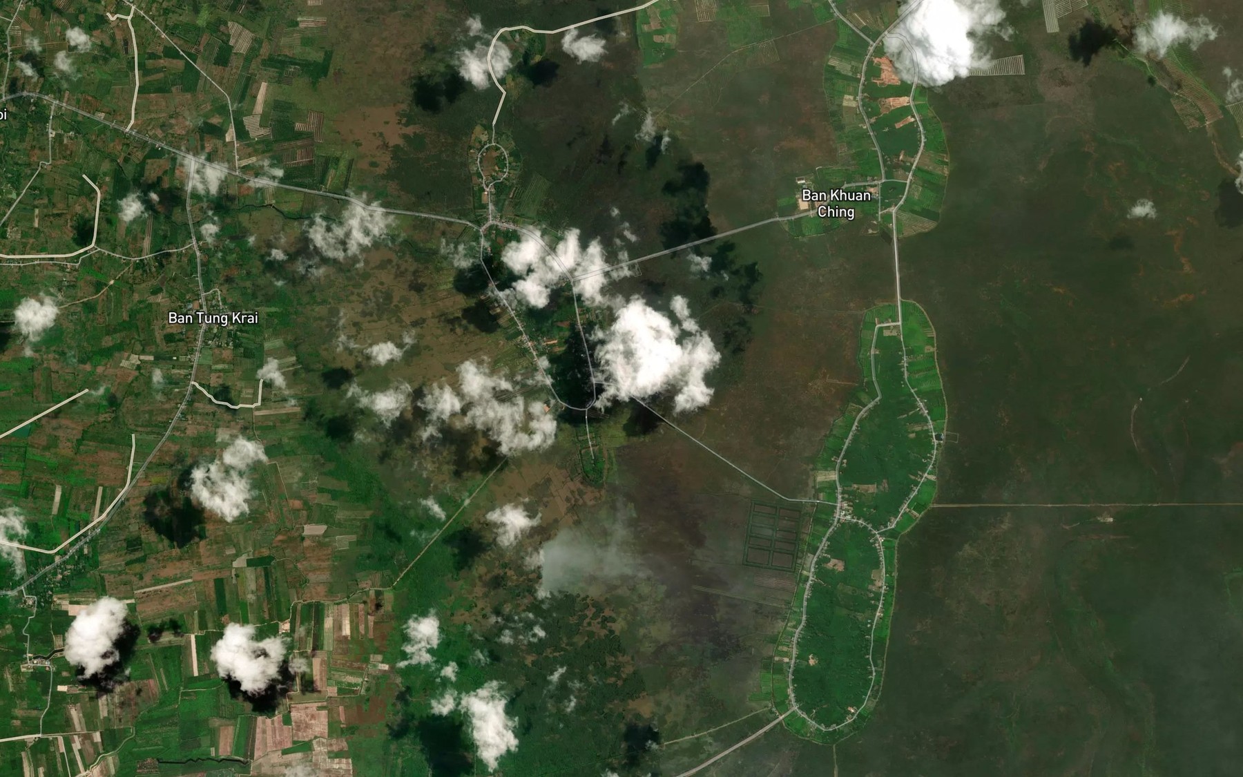 Satellite map of the Khlong Khreng