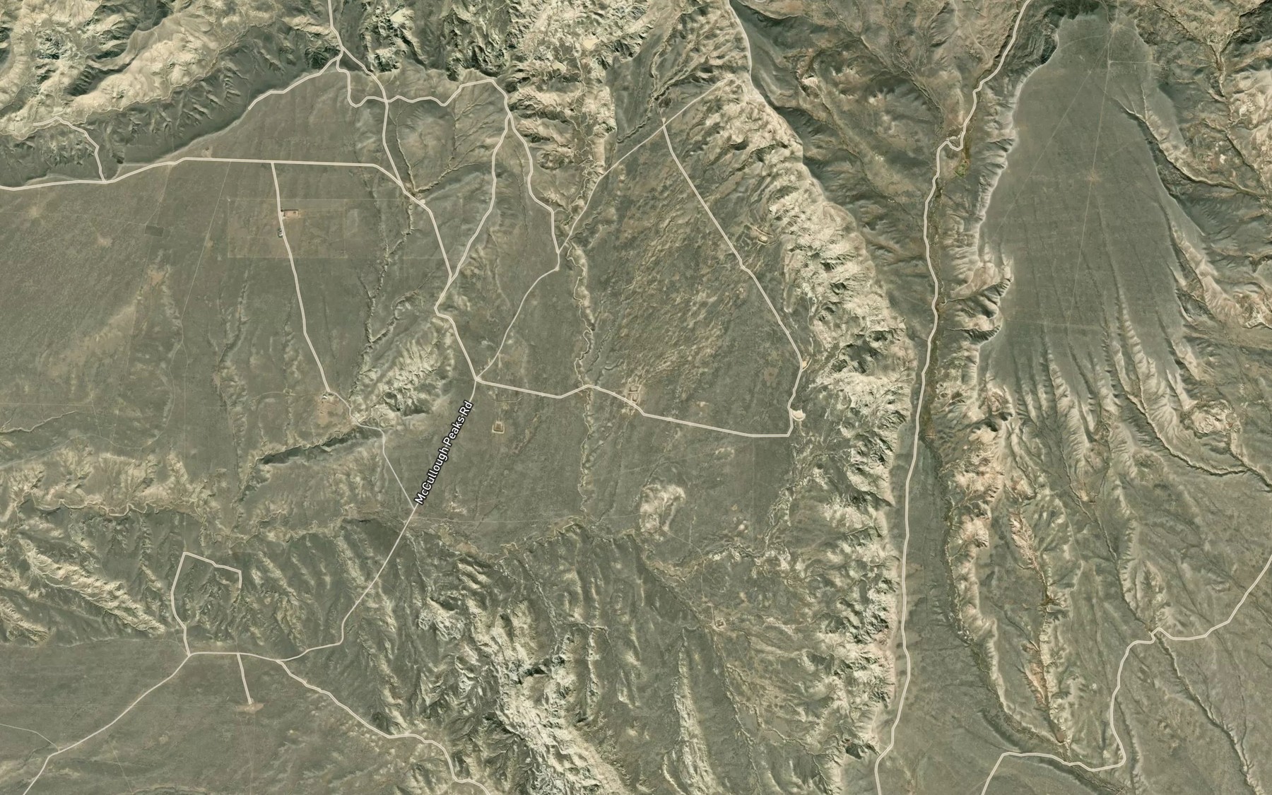 Satellite map of the Crazy Quilt Reservoir