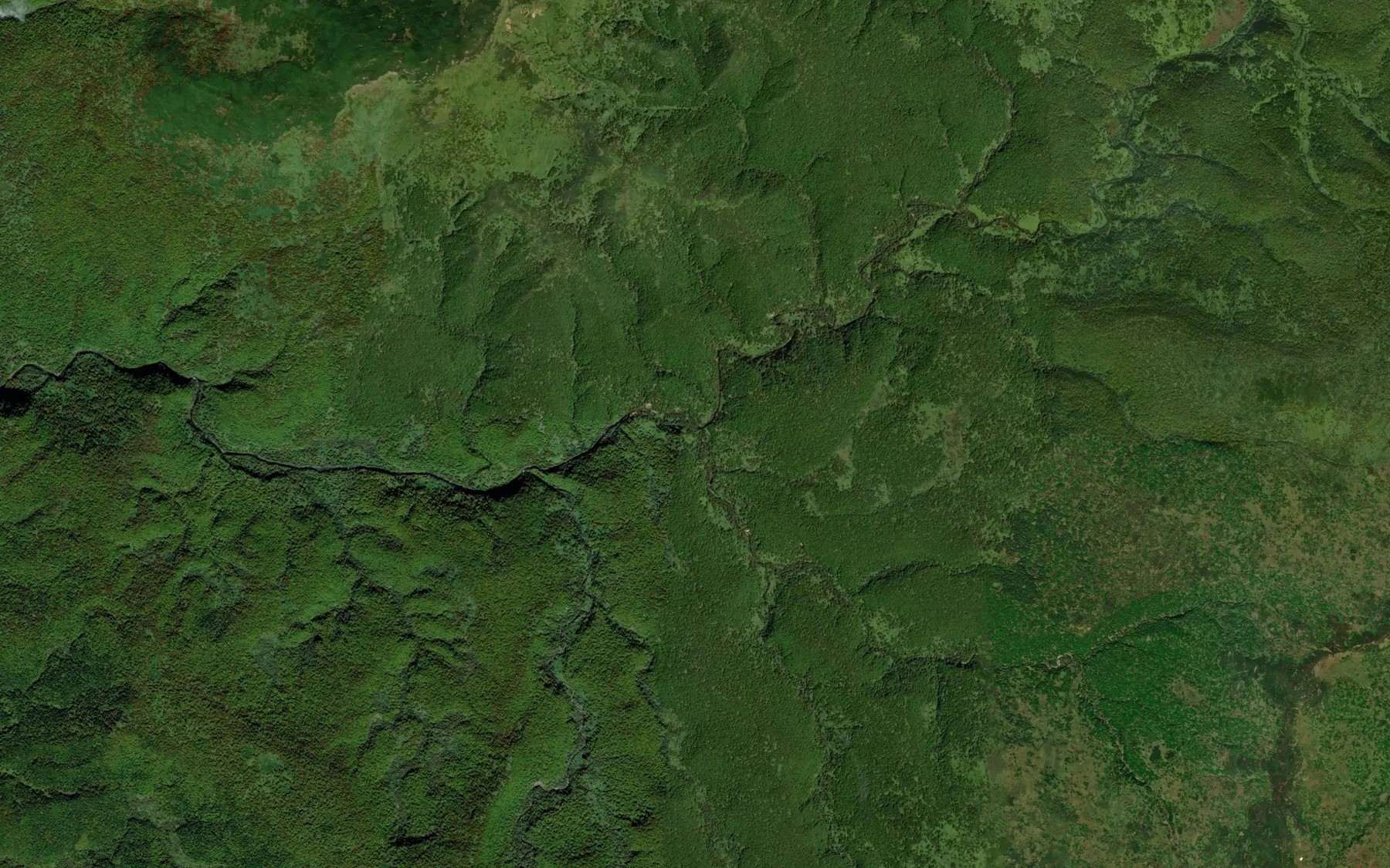 Satellite map of the Tesnyy