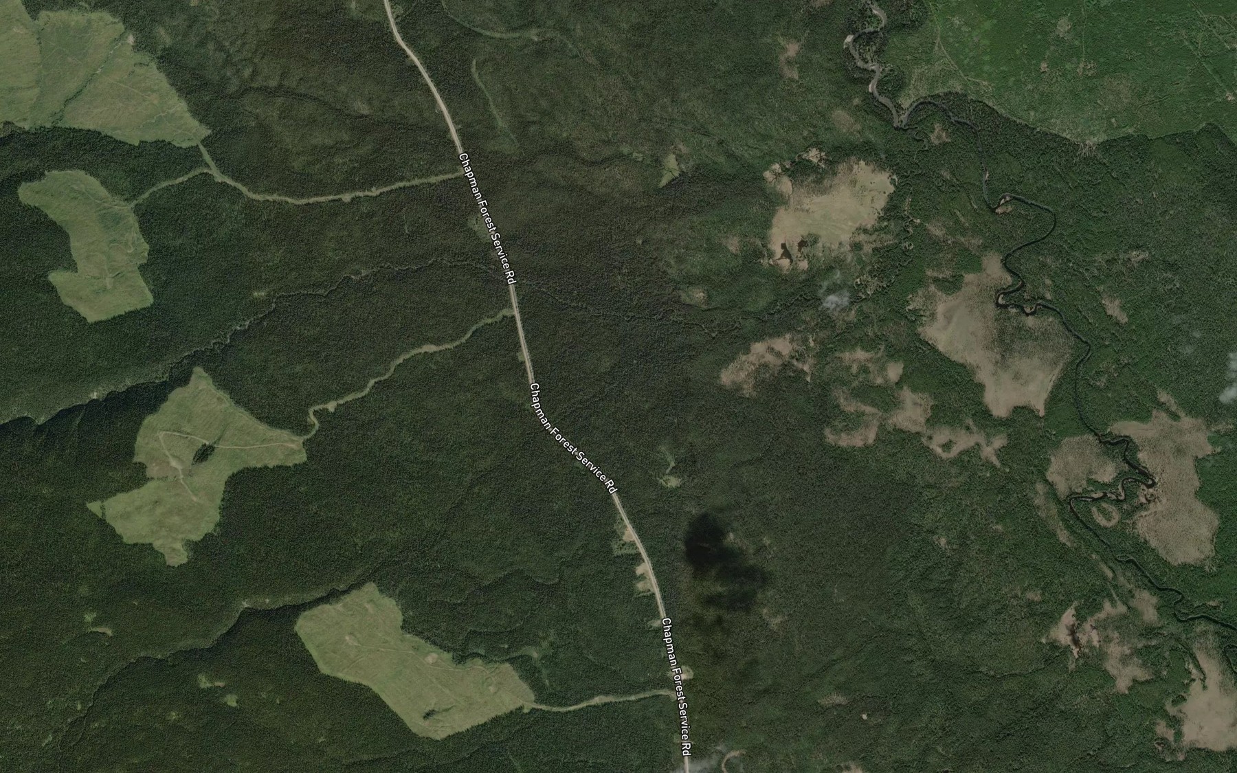Satellite map of the Doray Creek