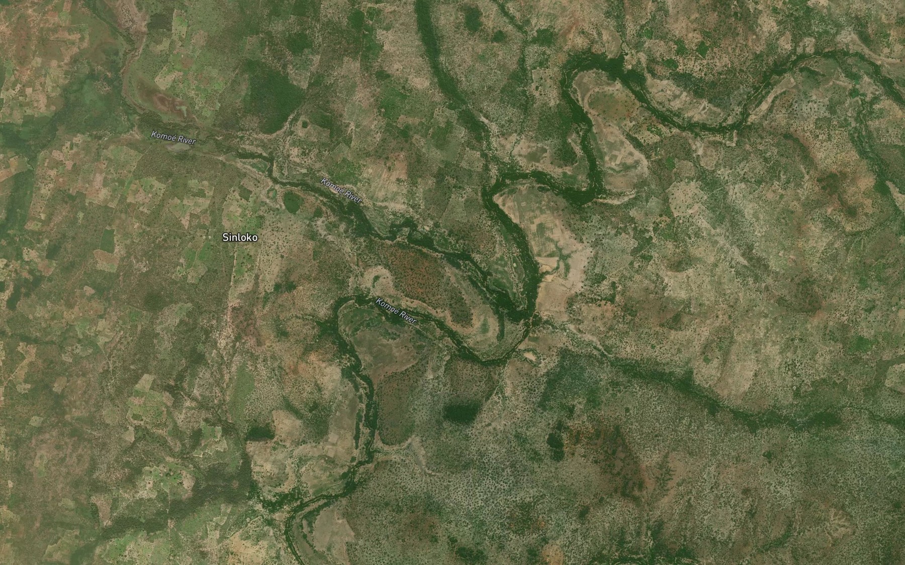 Satellite map of the Sinloko
