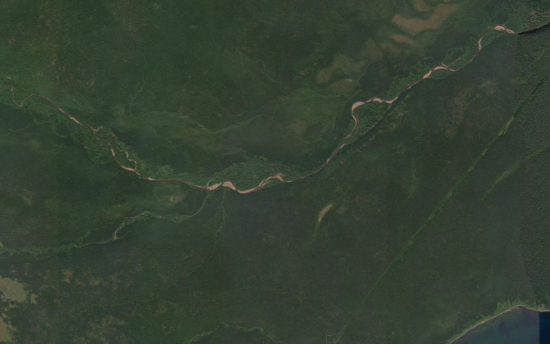 Satellite map of the Nochnoy