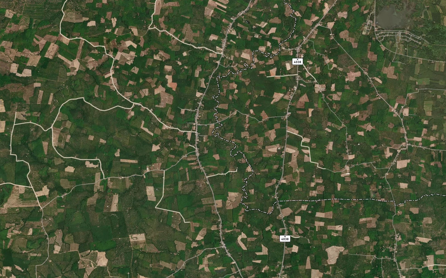 Satellite map of the Khlong Bang Tao