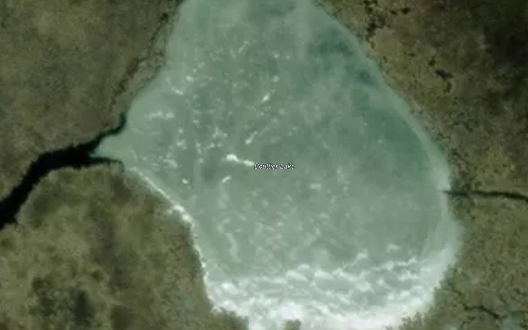 Satellite map of the Boutlier Lake