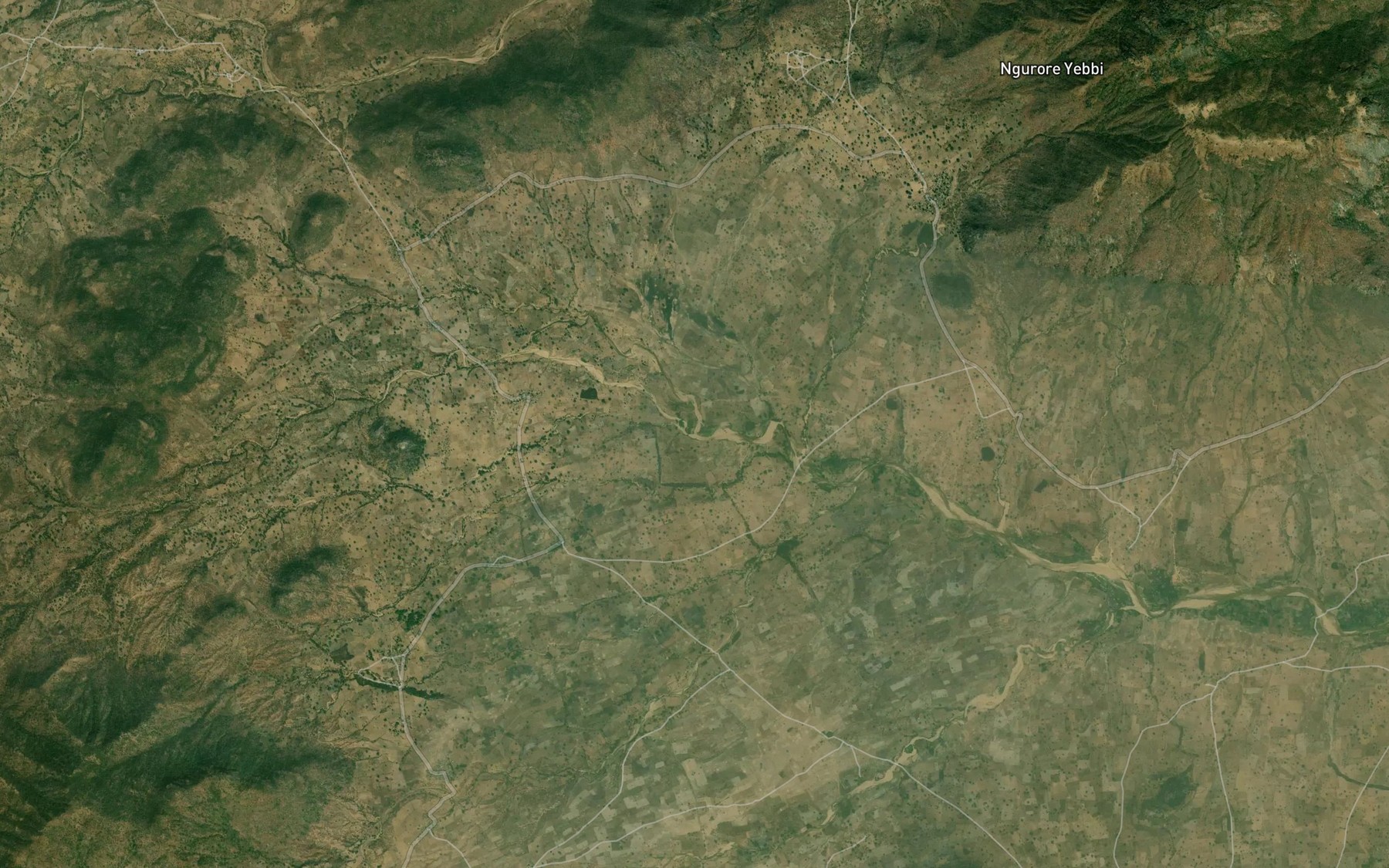 Satellite map of the River Sandu