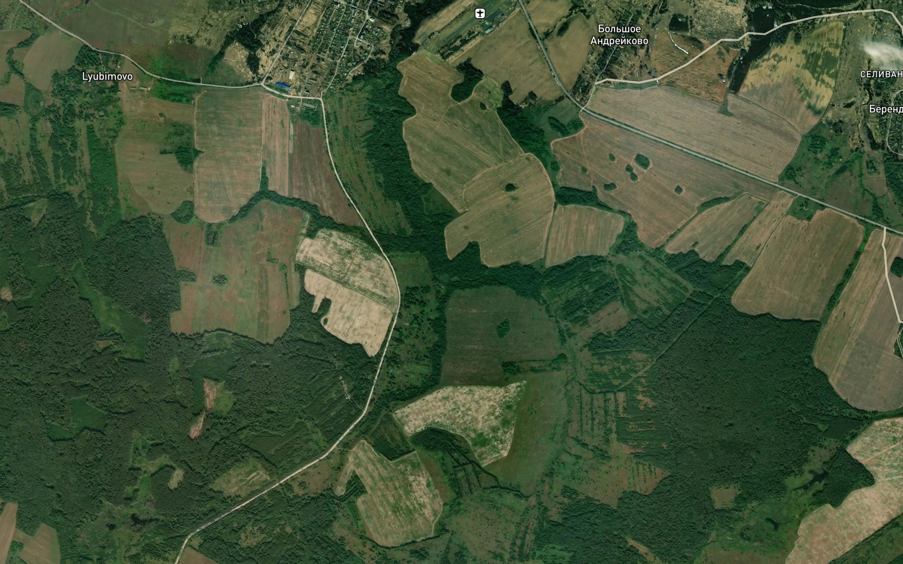 Satellite map of the Voronitsa