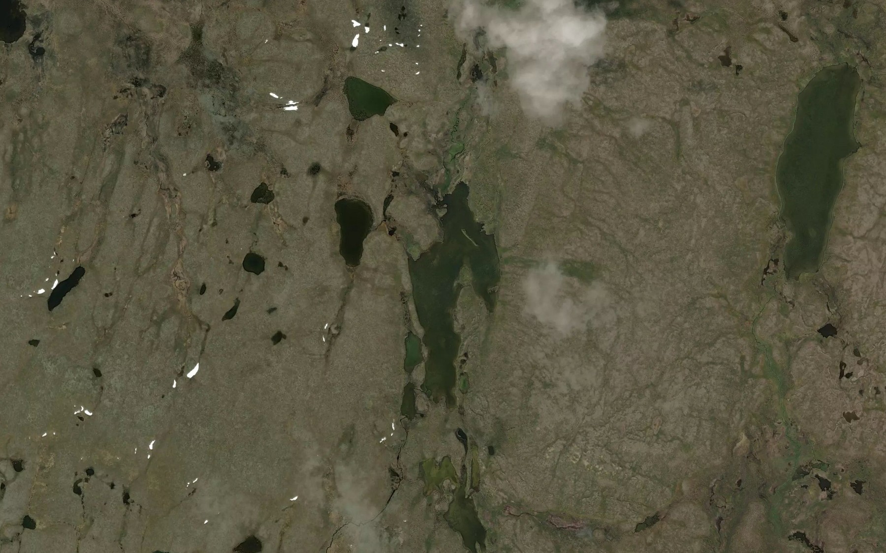 Satellite map of the Baljahasjavri
