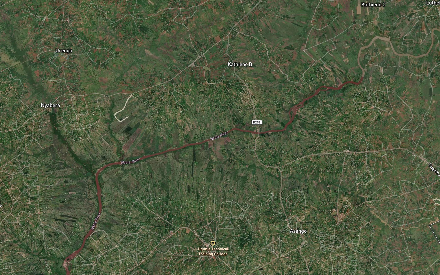 Satellite map of the Kisama