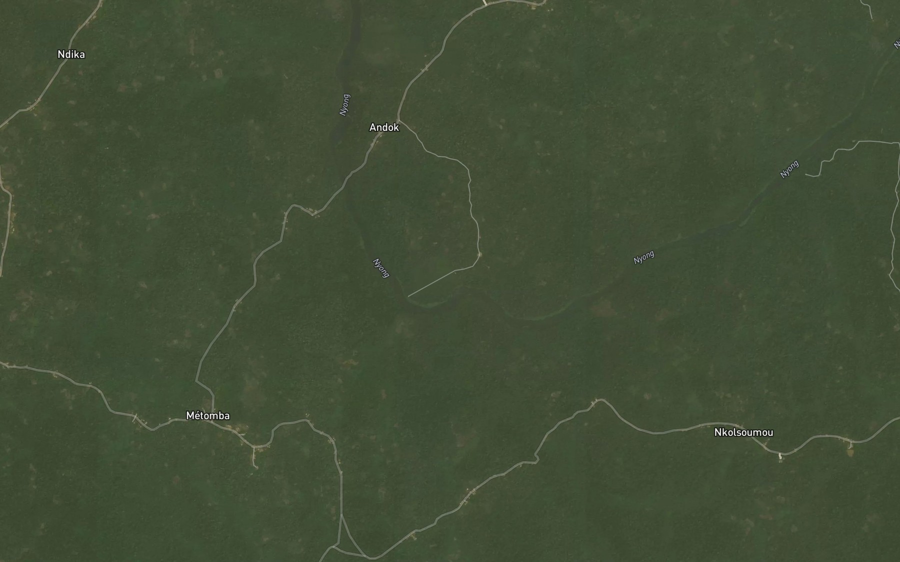Satellite map of the Soumou