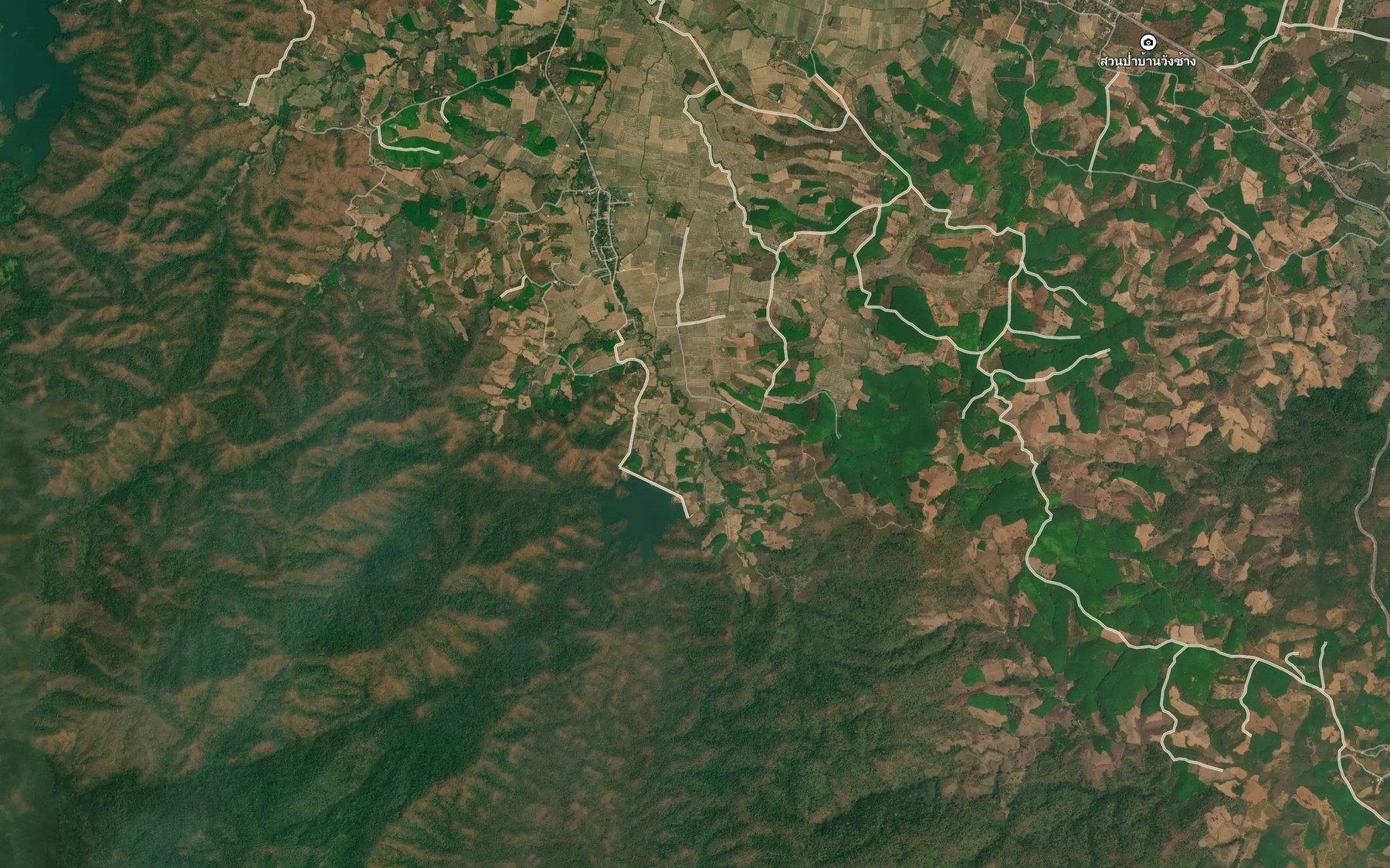Satellite map of the Huai Mae Taling