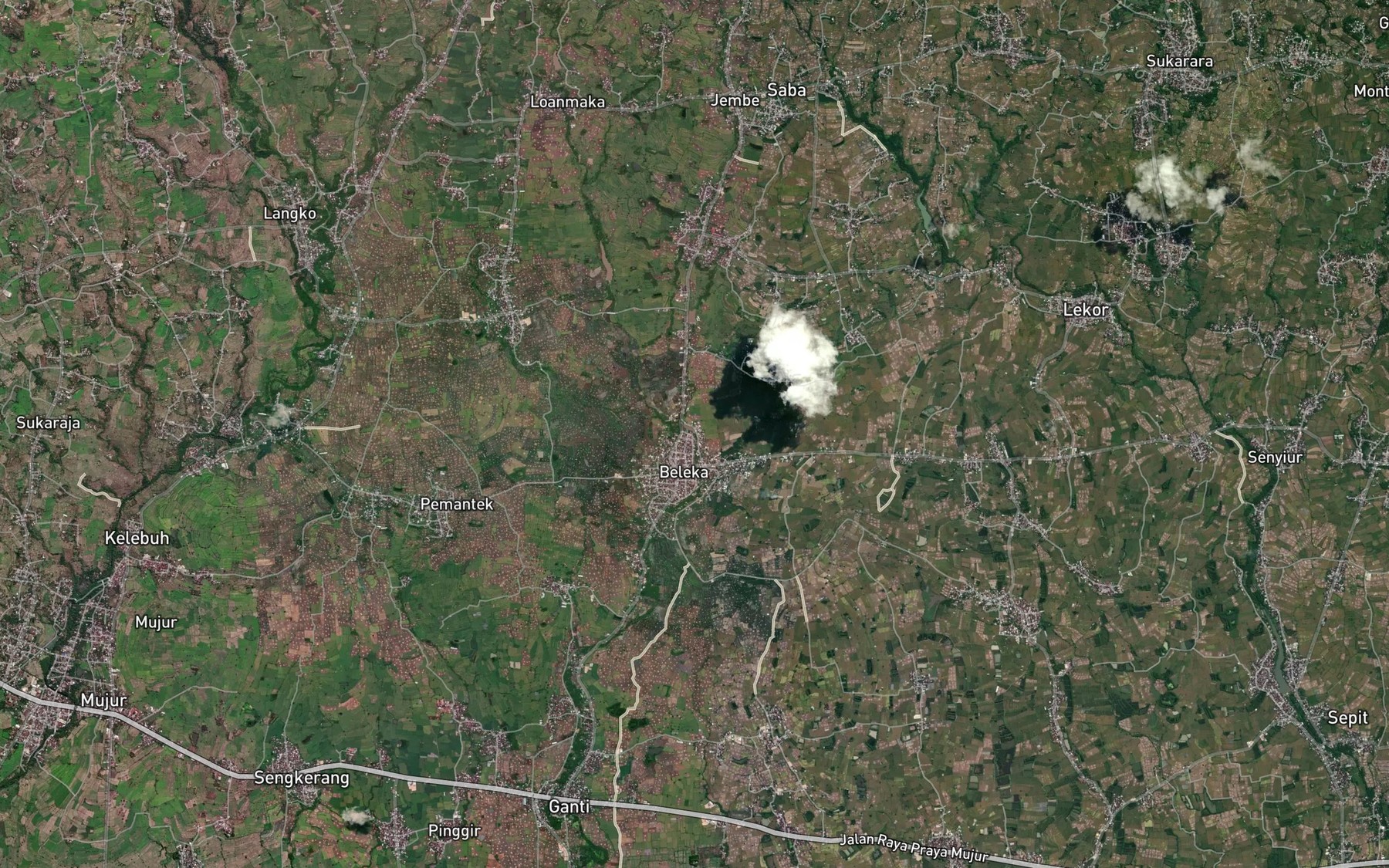 Satellite map of the Kokok Loangmaka