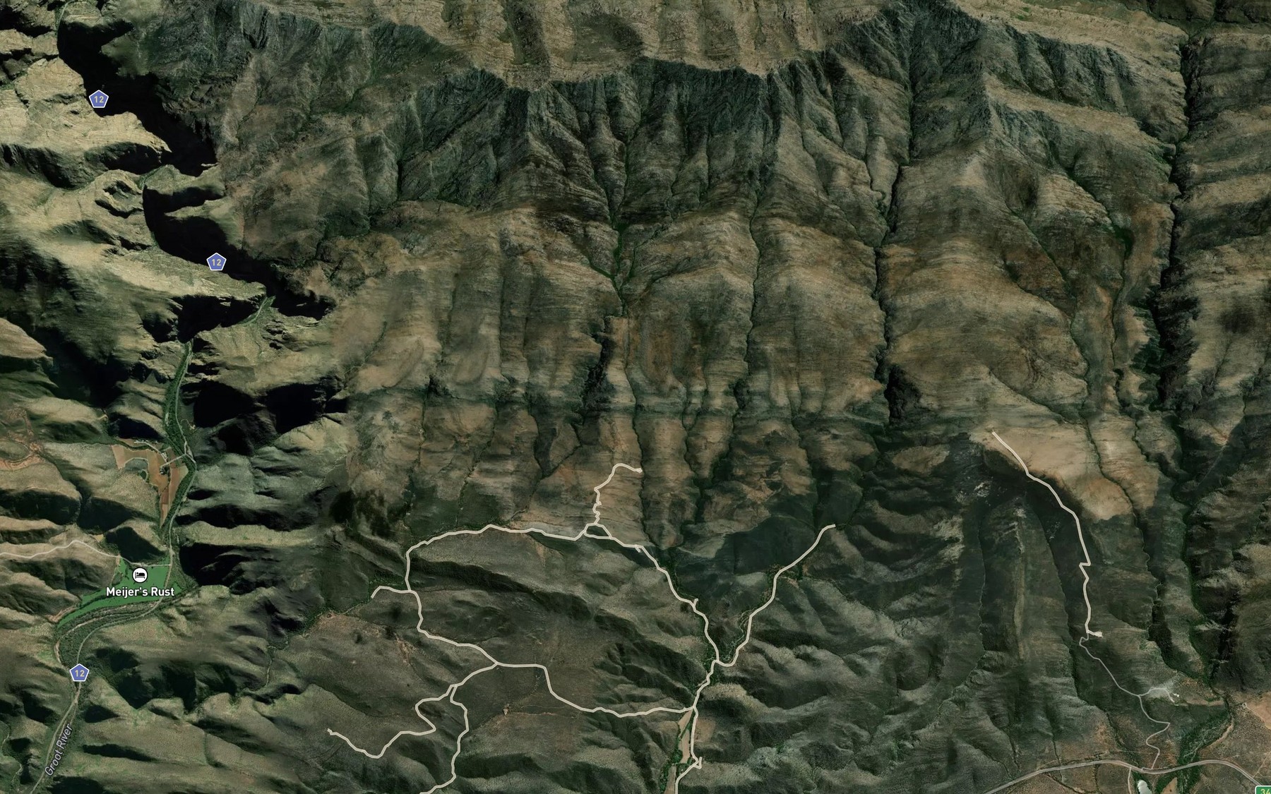 Satellite map of the Klein-Doringkloof