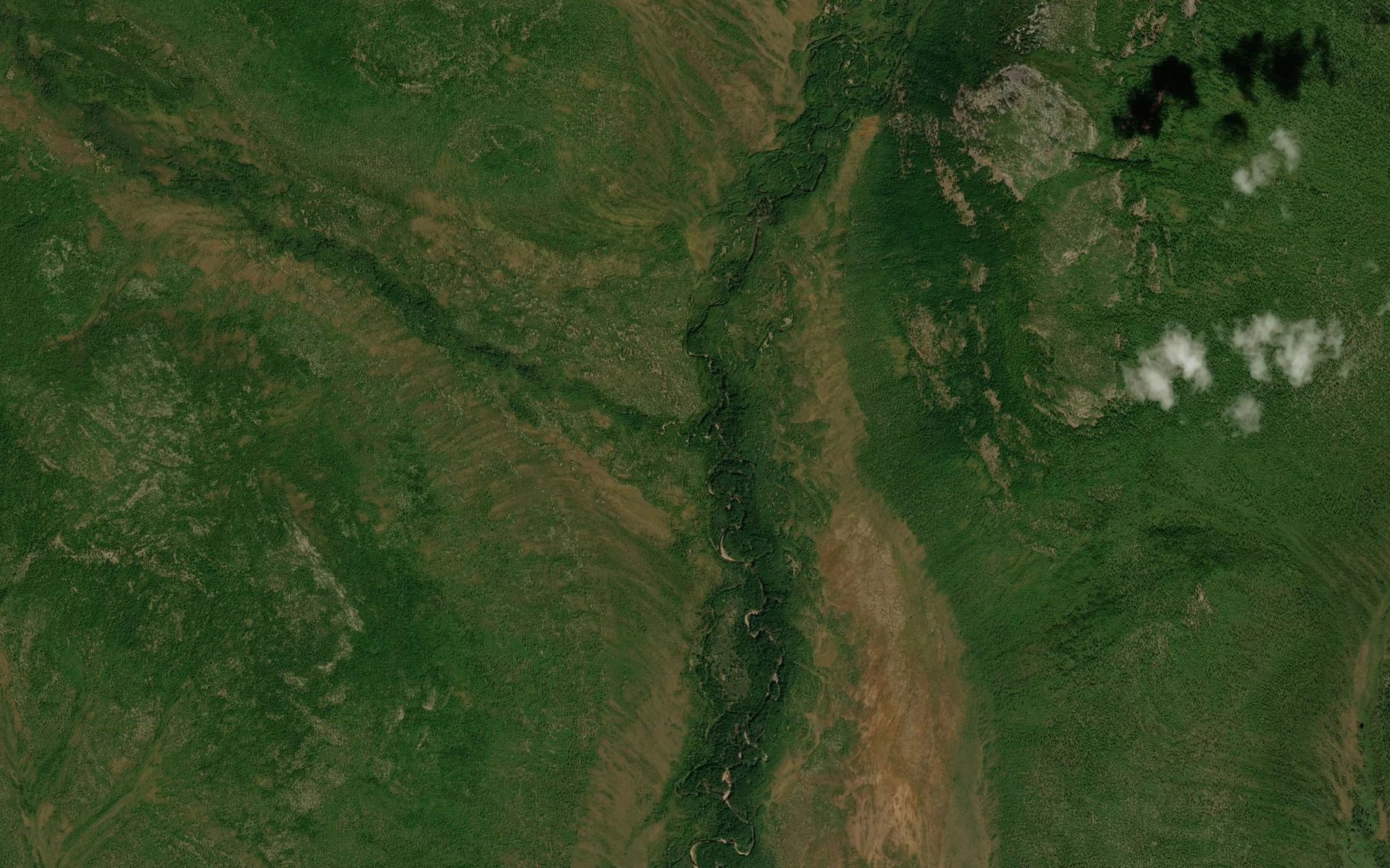 Satellite map of the Sukhman