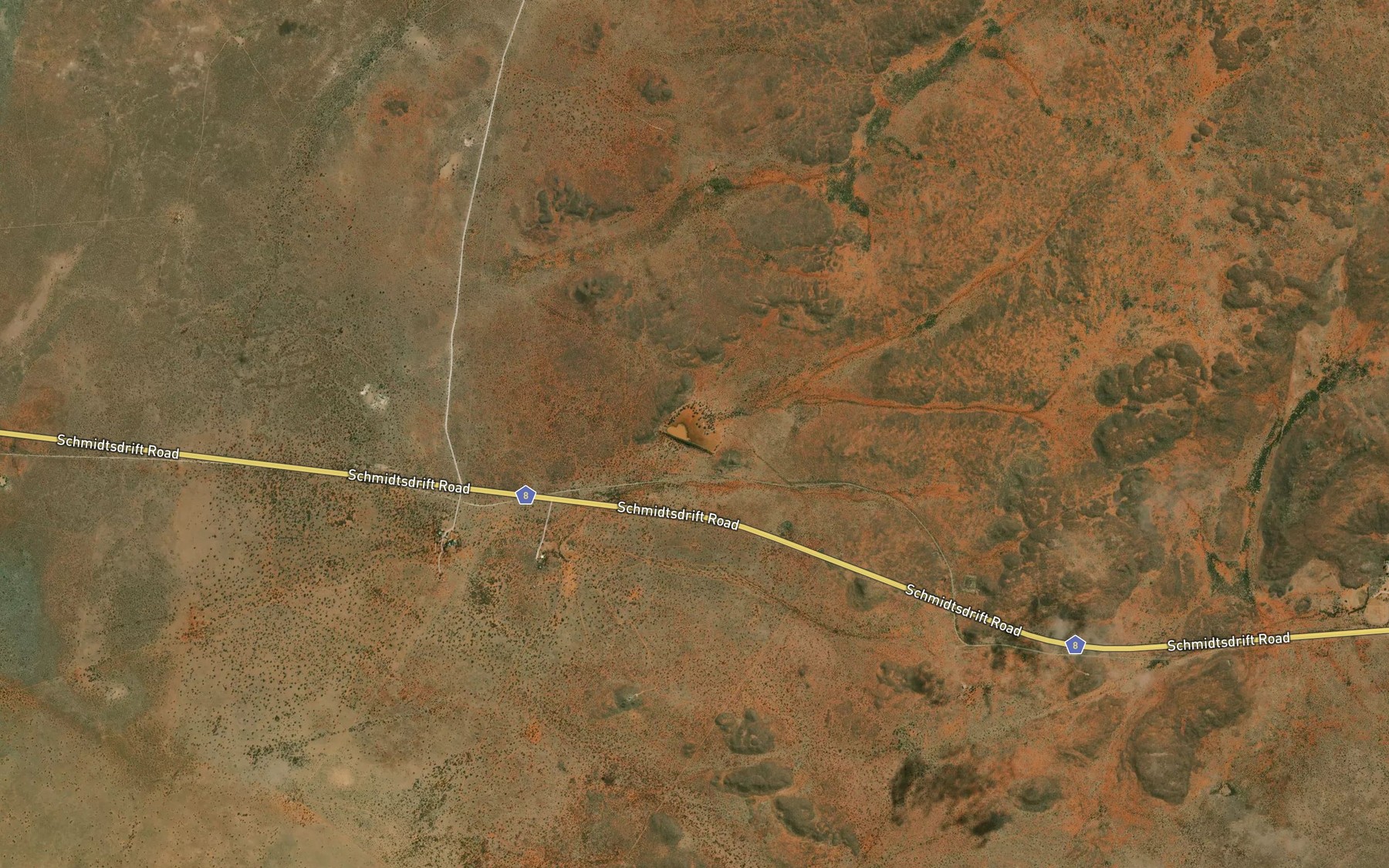Satellite map of the Grootdam