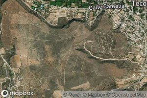Satellite map of the Canal Los Arcos