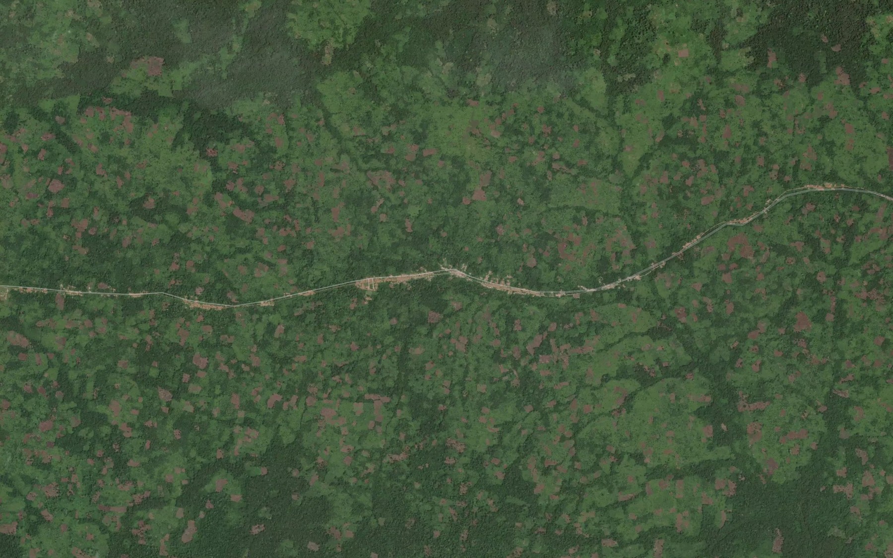 Satellite map of the Kombe