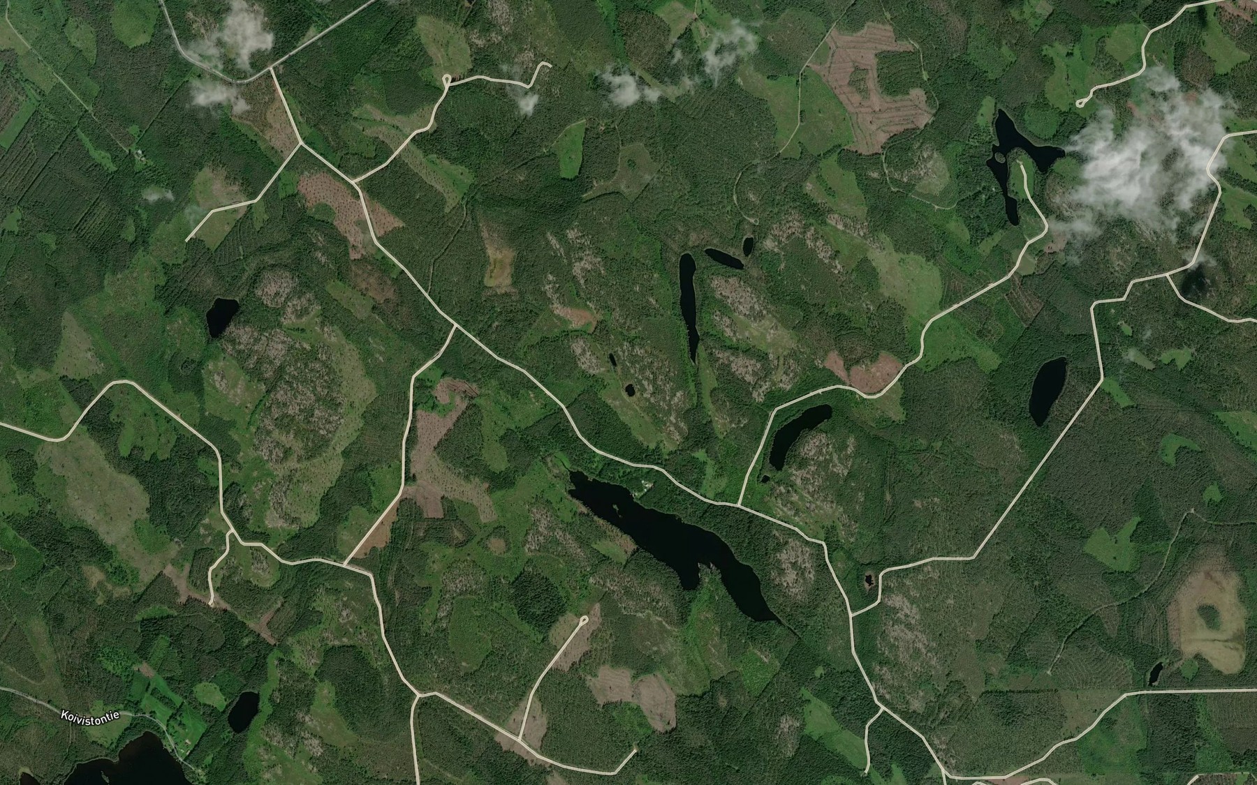 Satellite map of the Akkalammit