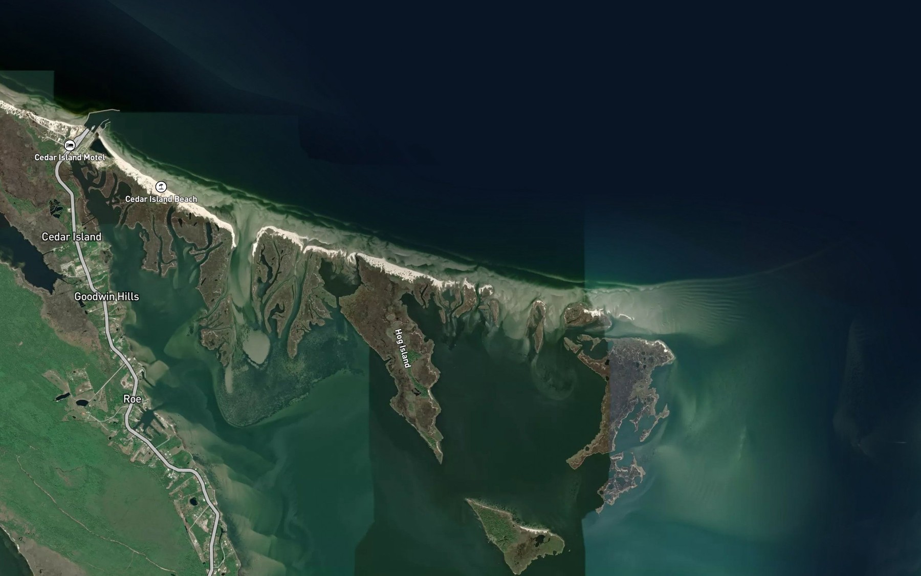 Satellite map of the Snake Gut