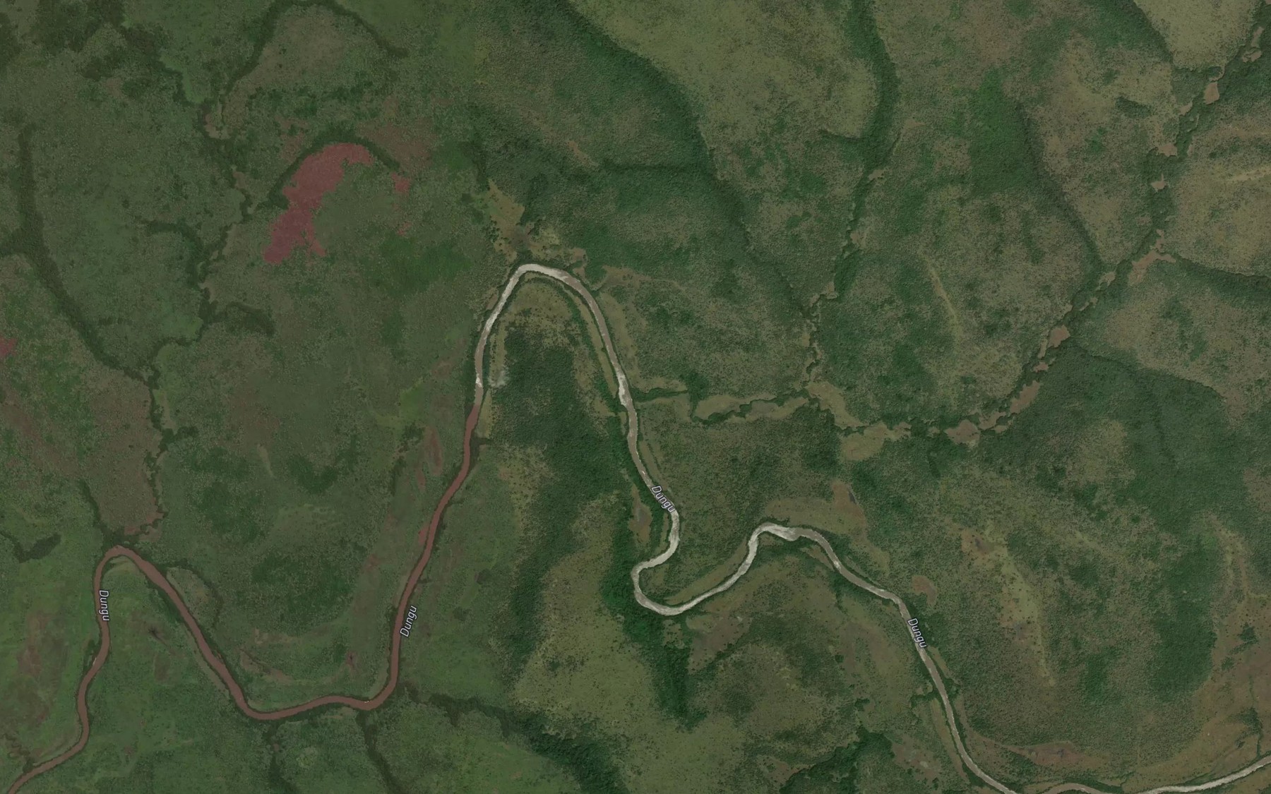 Satellite map of the Njere