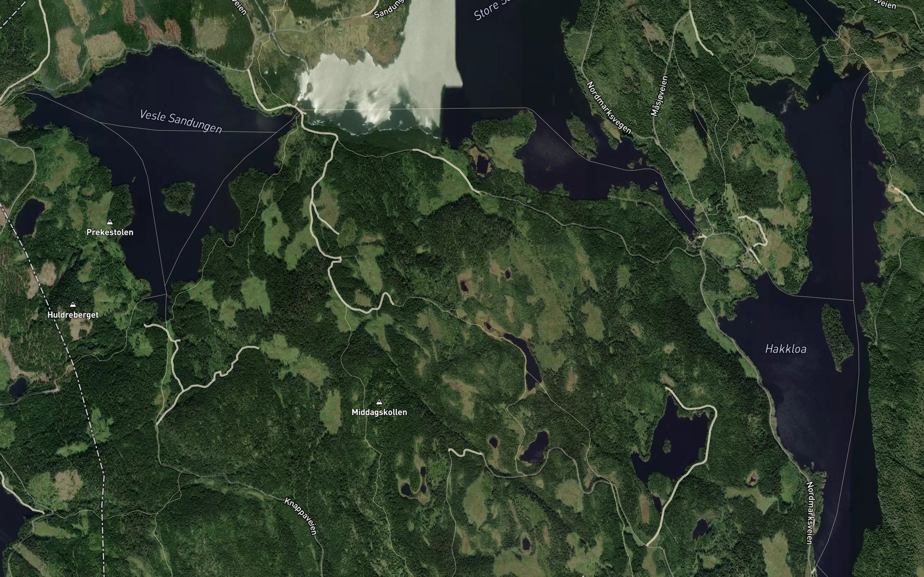 Satellite map of the Skillebekkputten