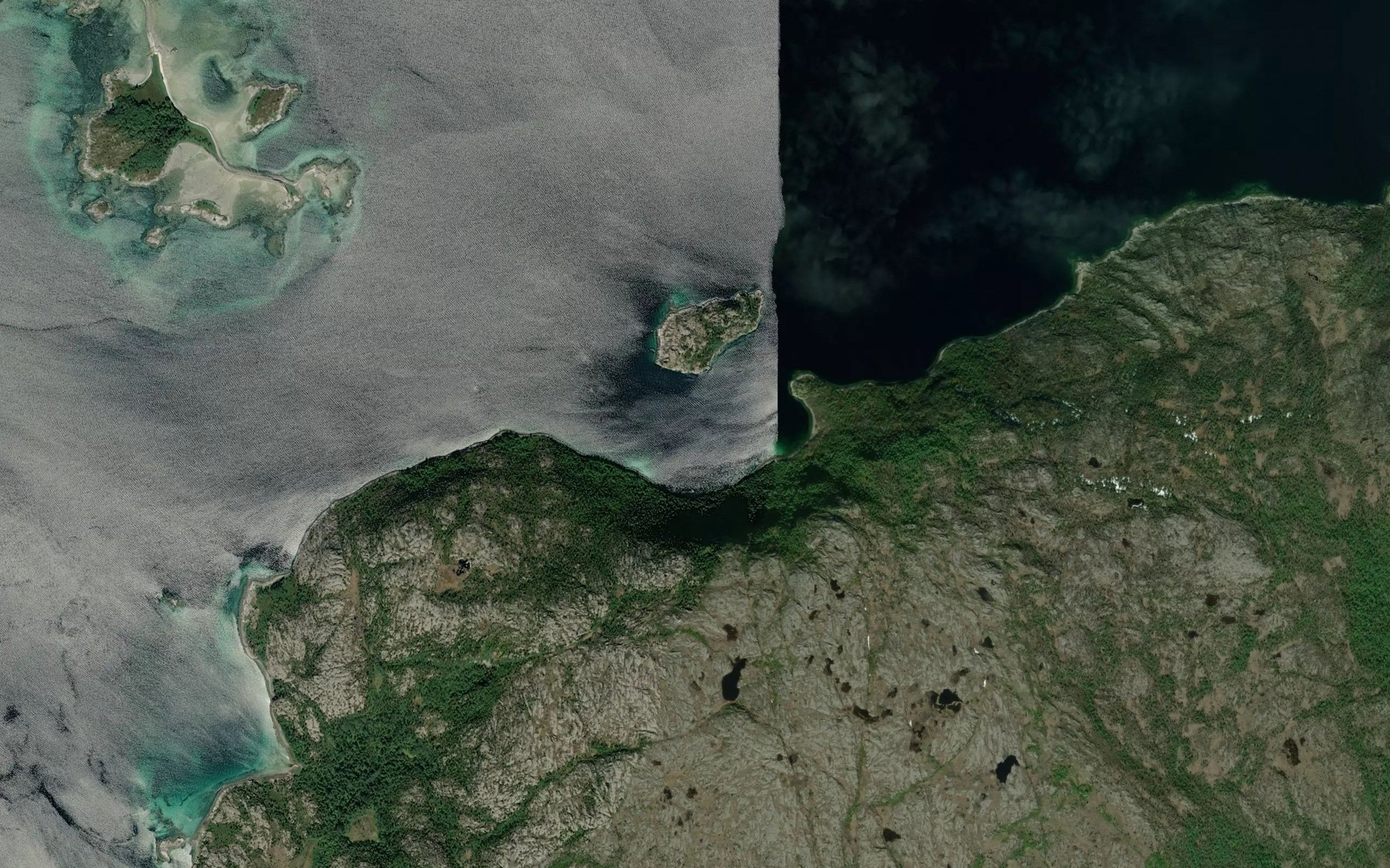 Satellite map of the Byggholmbukta